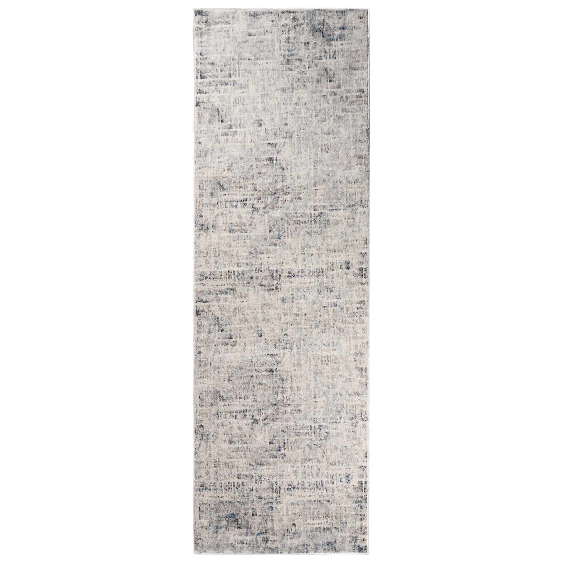 Acer Distressed Contemporary Abstract Modern Indoor Area Rug - Blue