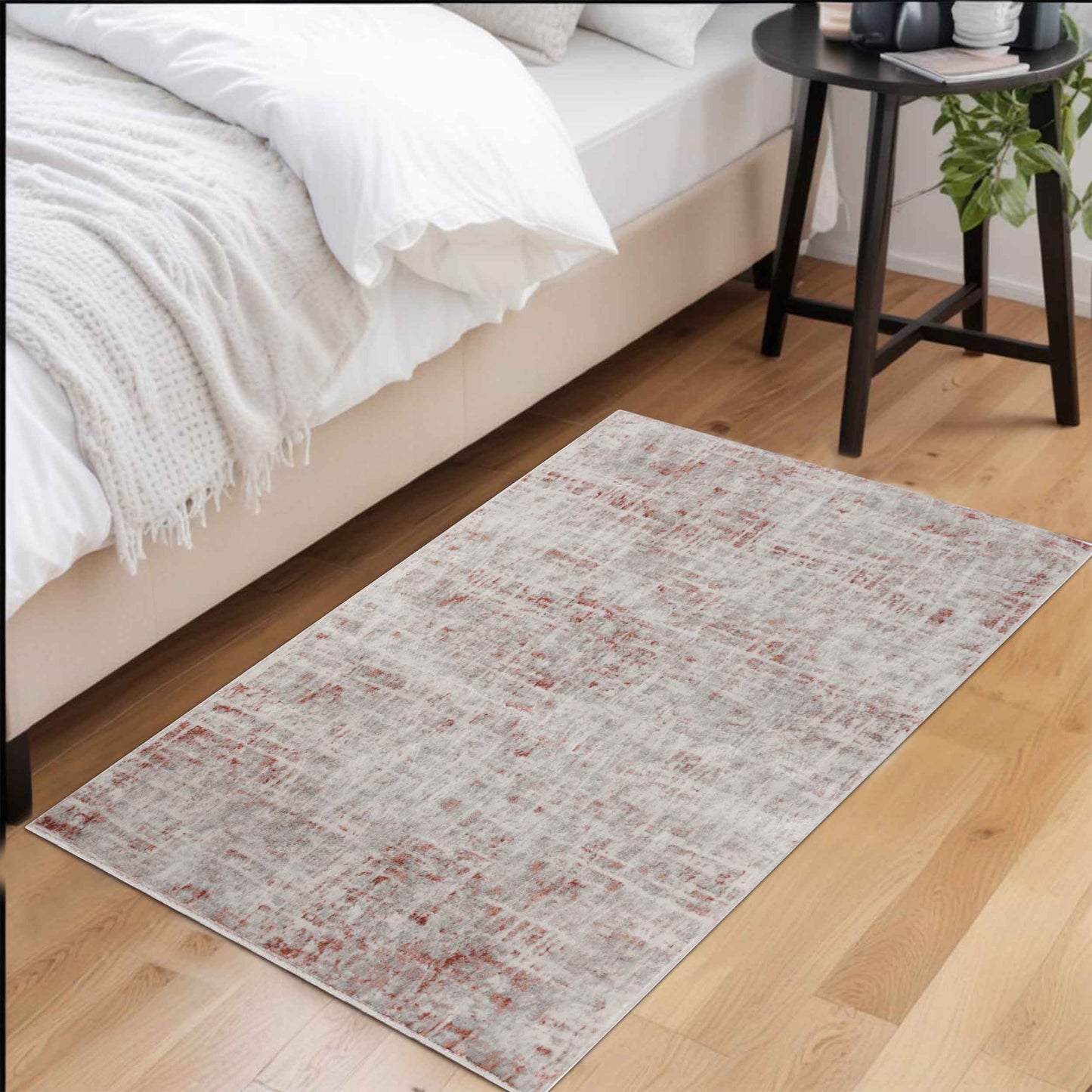 Acer Distressed Abstract Modern Indoor Area Rug or Runner