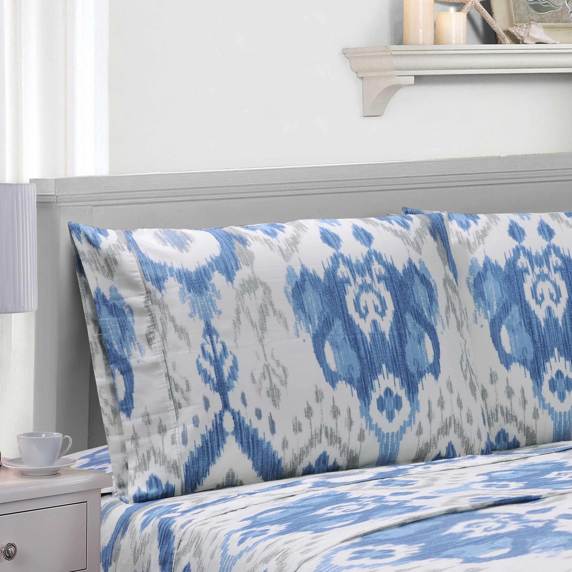 Superior Alderwood 300-Thread Count Cotton Decorative Paisley Sheet Set -  Mountlake