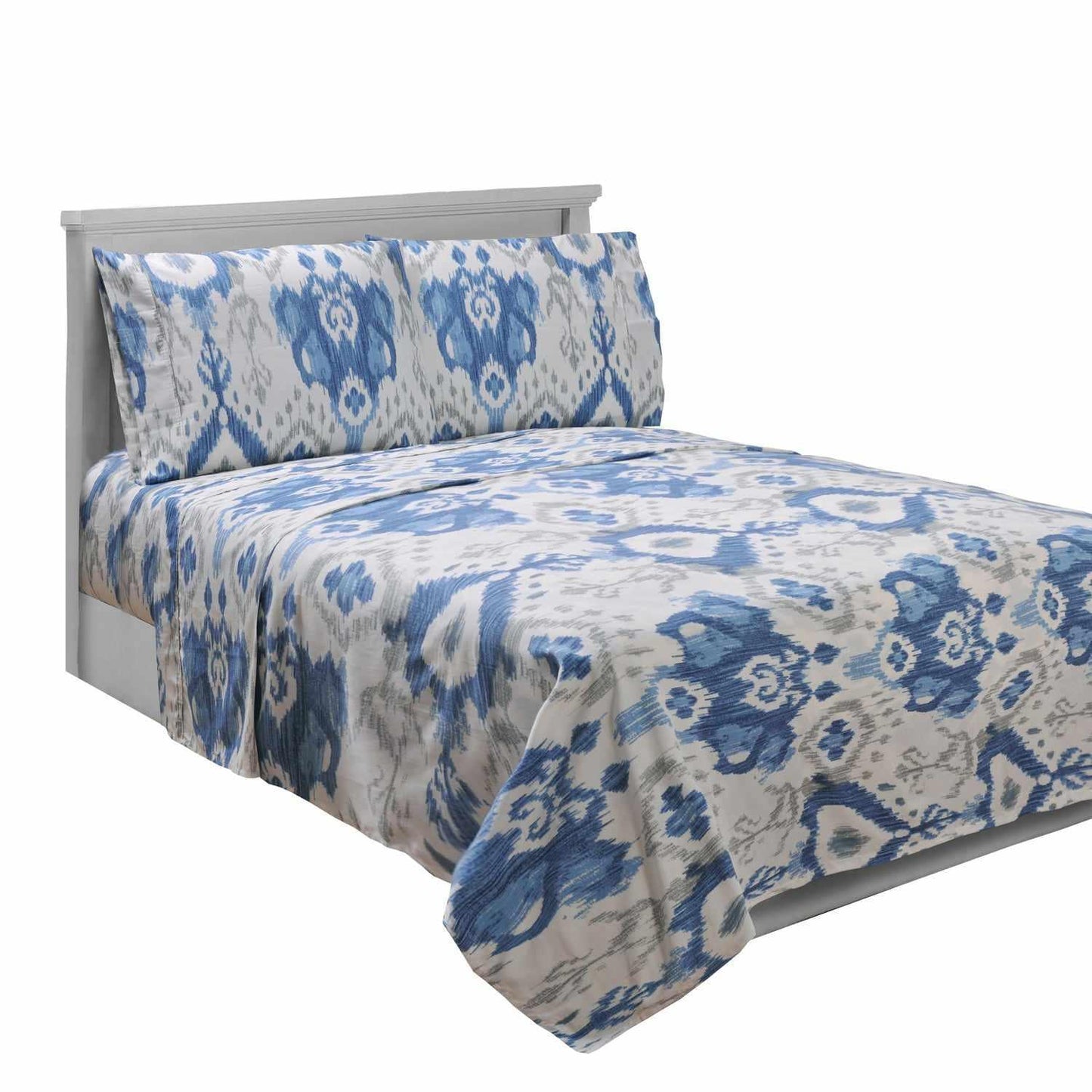 Superior Alderwood 300-Thread Count Cotton Decorative Paisley Sheet Set -  Mountlake