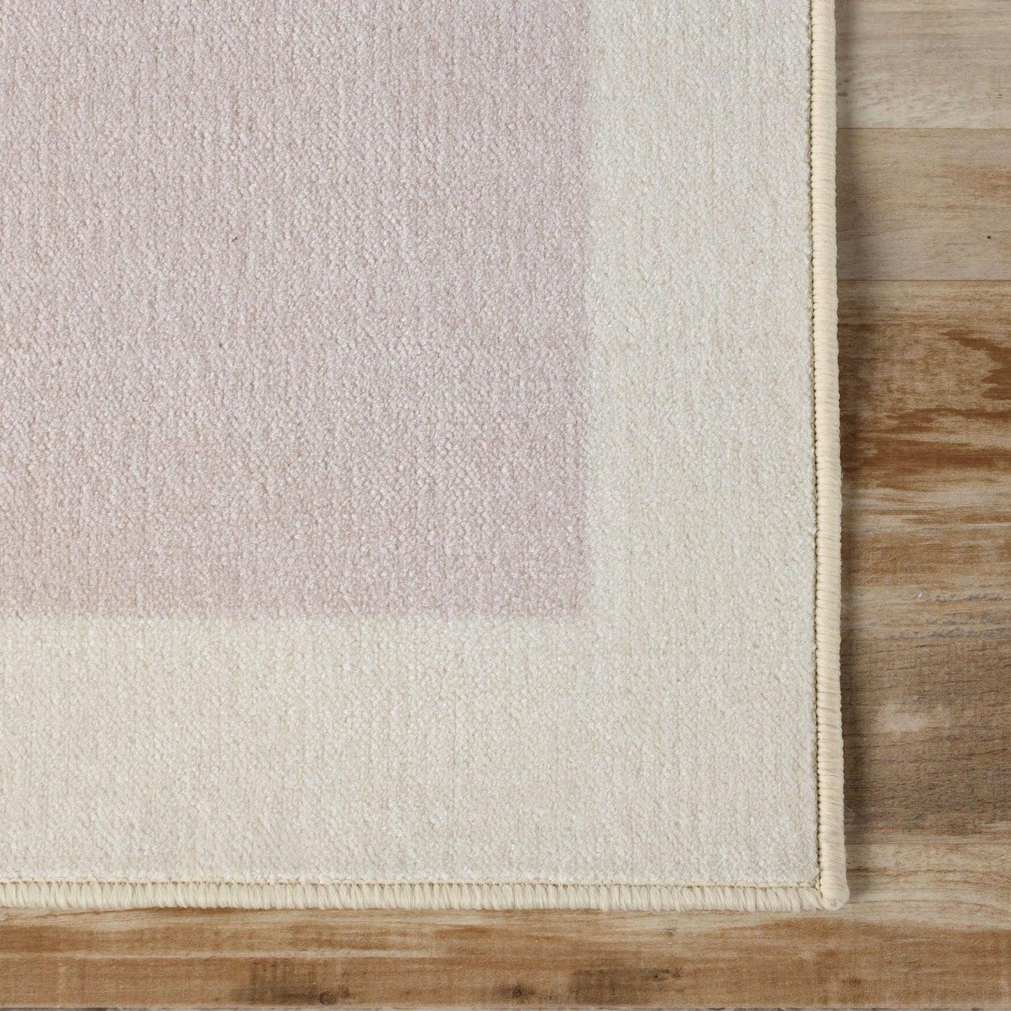 Superior Rome Non-Slip Machine Washable Bath Mat Set - Cream