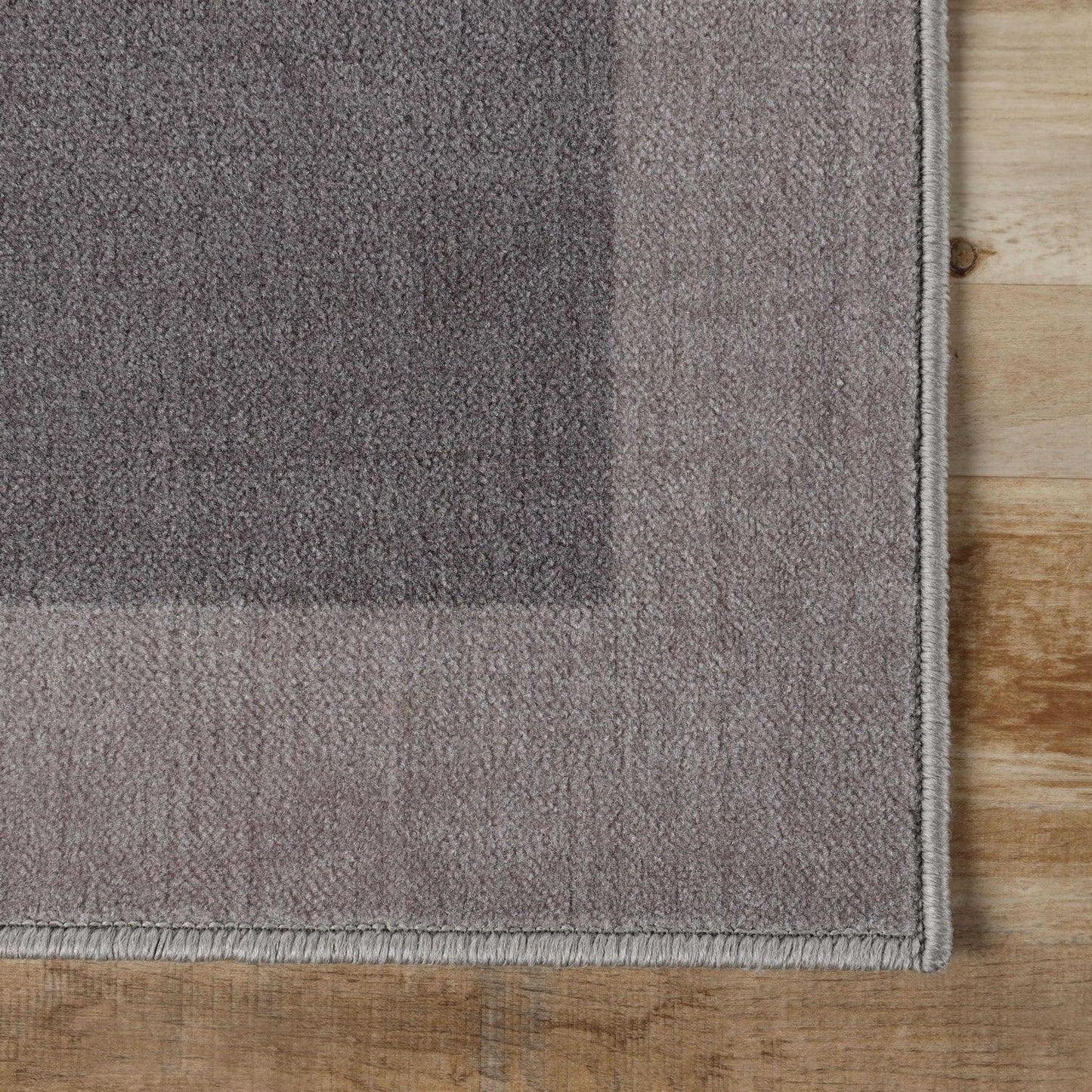 Superior Rome Non-Slip Machine Washable Bath Mat Set - Grey