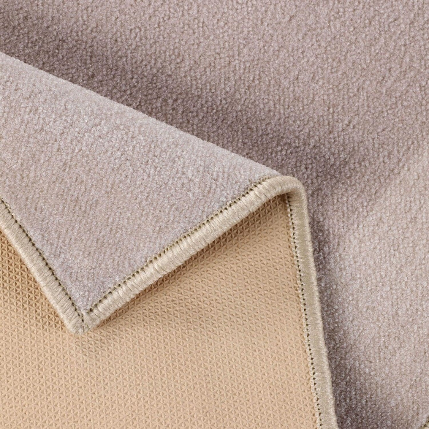 Superior Rome Non-Slip Machine Washable Bath Mat Set - Tan