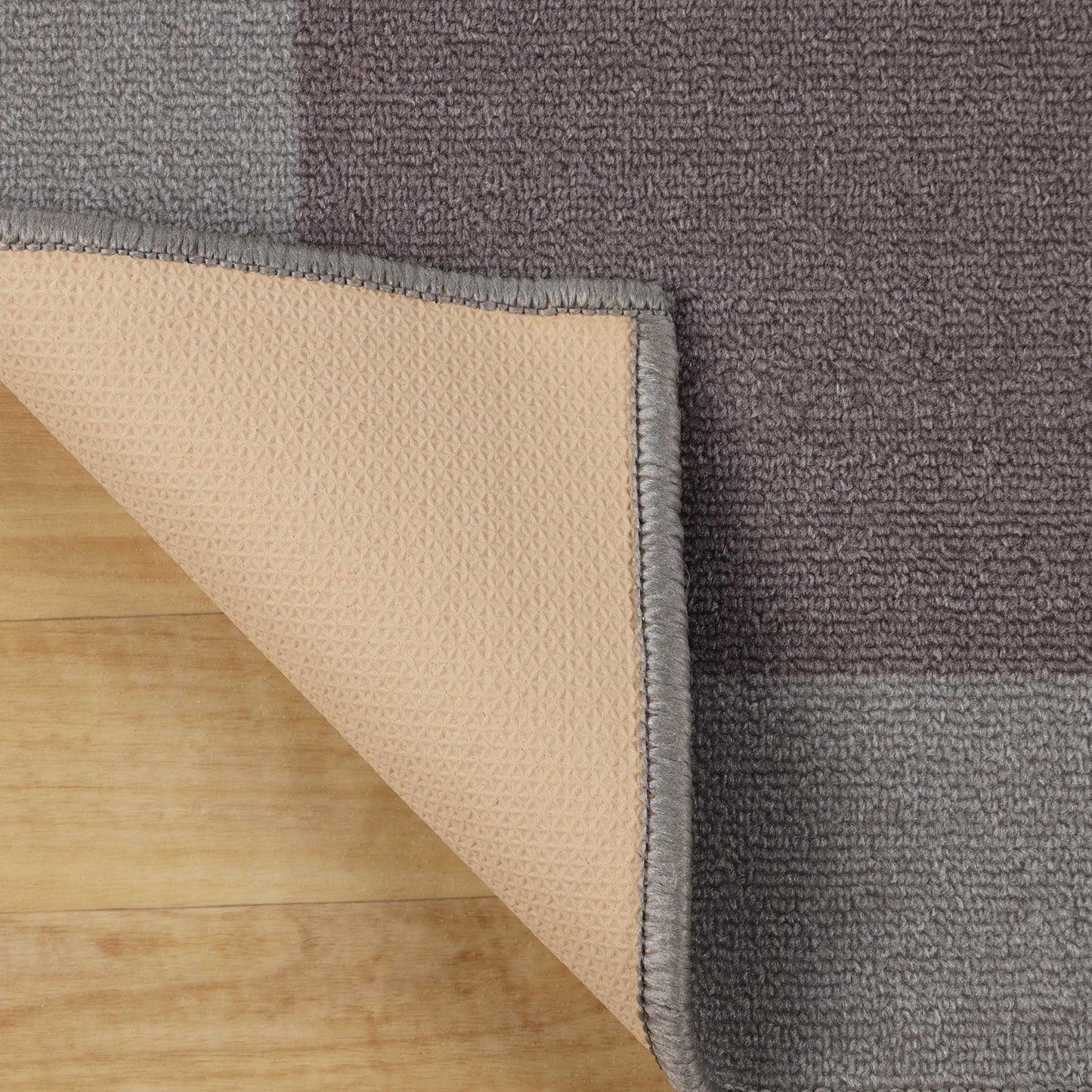 Superior Troy Solid Non-Slip Machine Washable Kitchen Mat Set -Cream