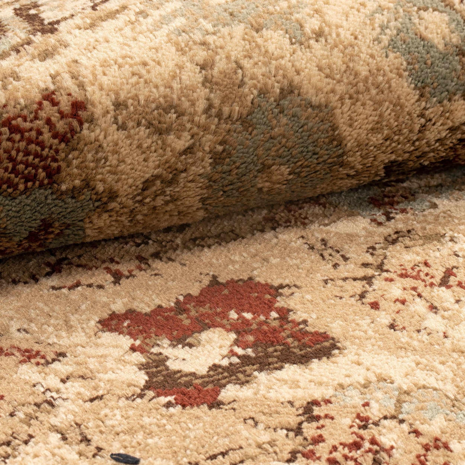 Superior Bennett Vintage Inspired Persian Faux Distressed Indoor Area Rug or Runner