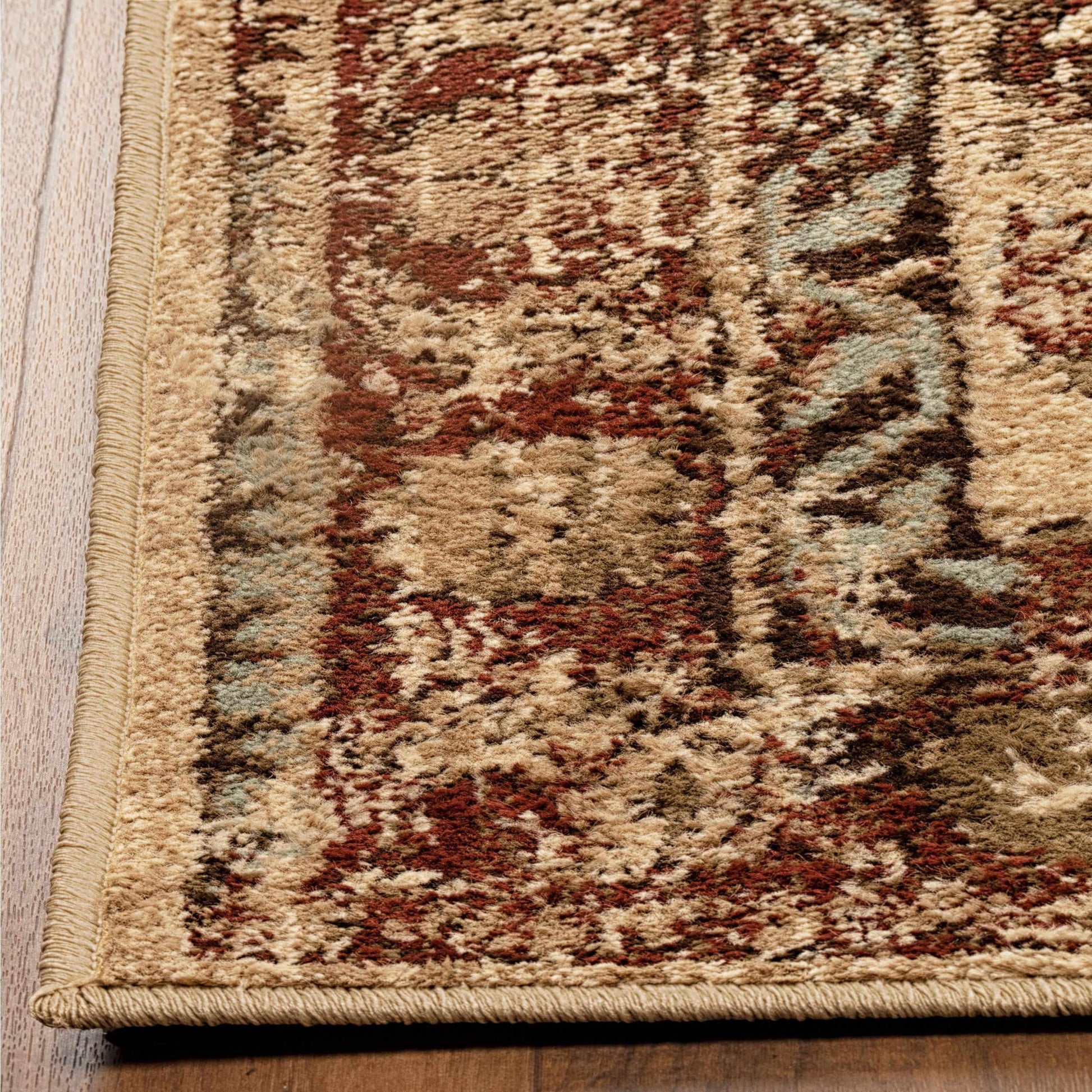 Superior Bennett Vintage Inspired Persian Faux Distressed Indoor Area Rug or Runner