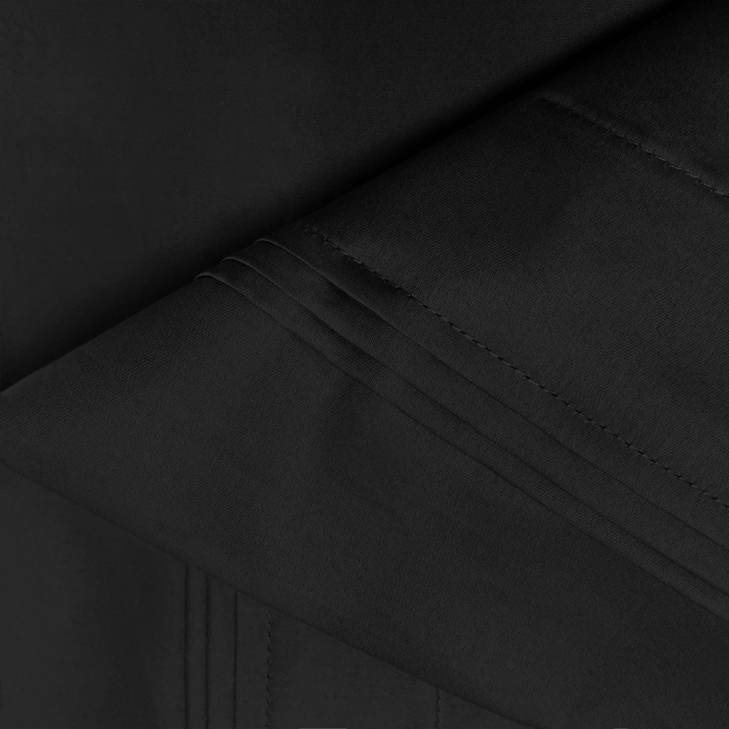 Egyptian Cotton 650 Thread Count Eco-Friendly Solid Sheet Set - Black