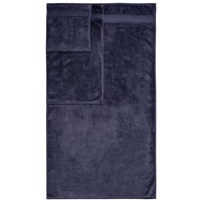 Turkish Cotton Highly Absorbent Solid 6 Piece Towel Set - CrownBlue