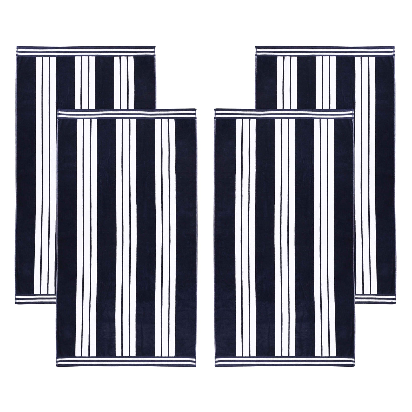 Striped Extra Large Oversized Absorbent Quick Dry Cotton Beach Towel