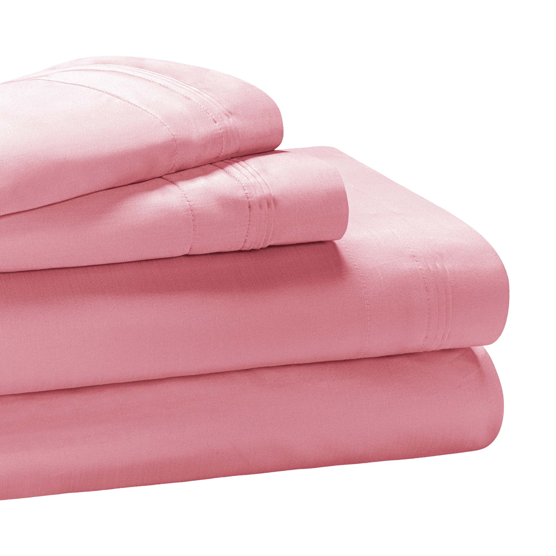Egyptian Cotton 650 Thread Count Eco-Friendly Solid Sheet Set - Blush