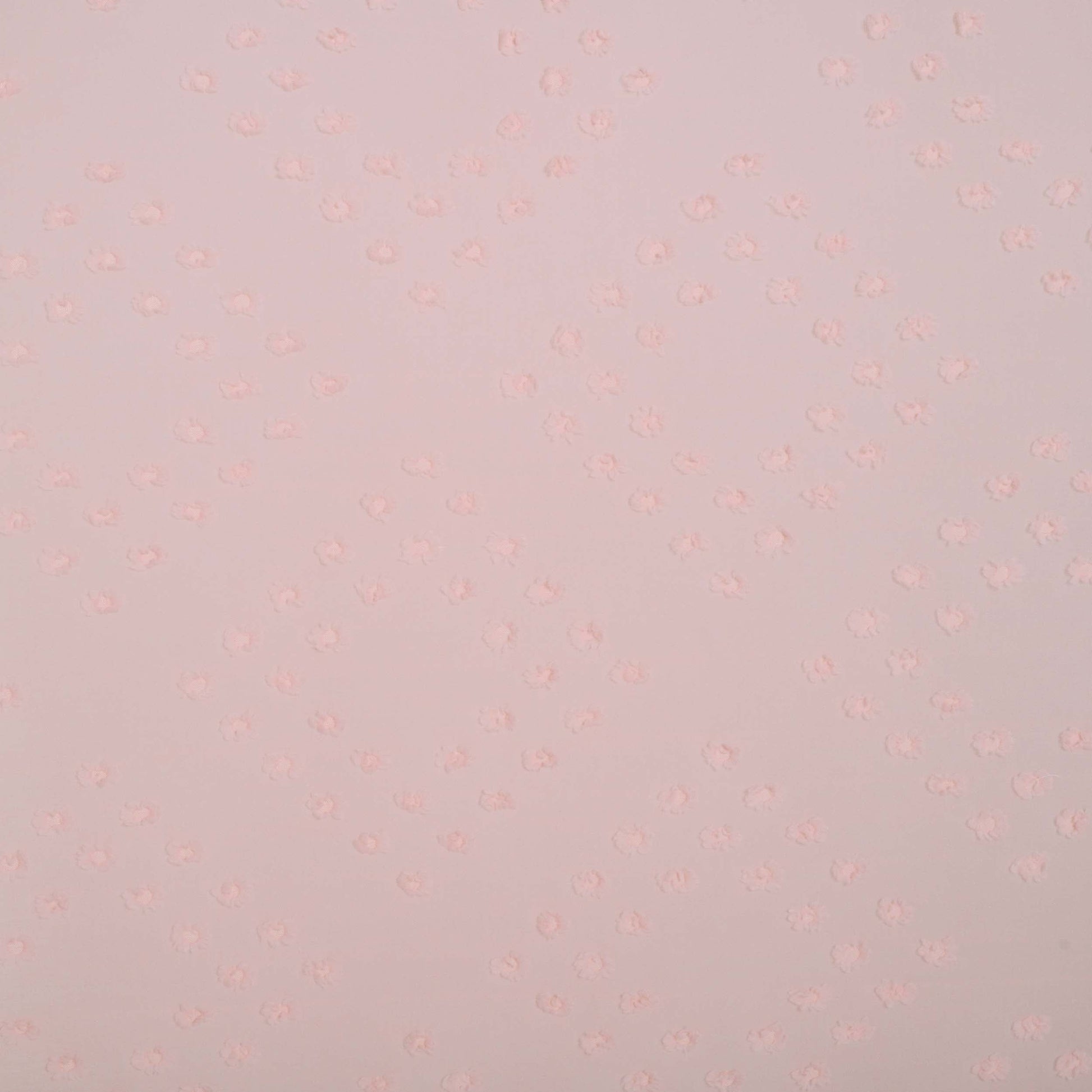 Sheer Poppy Floral Modern Textured Grommet Curtain Panels Set of 2 - Blush