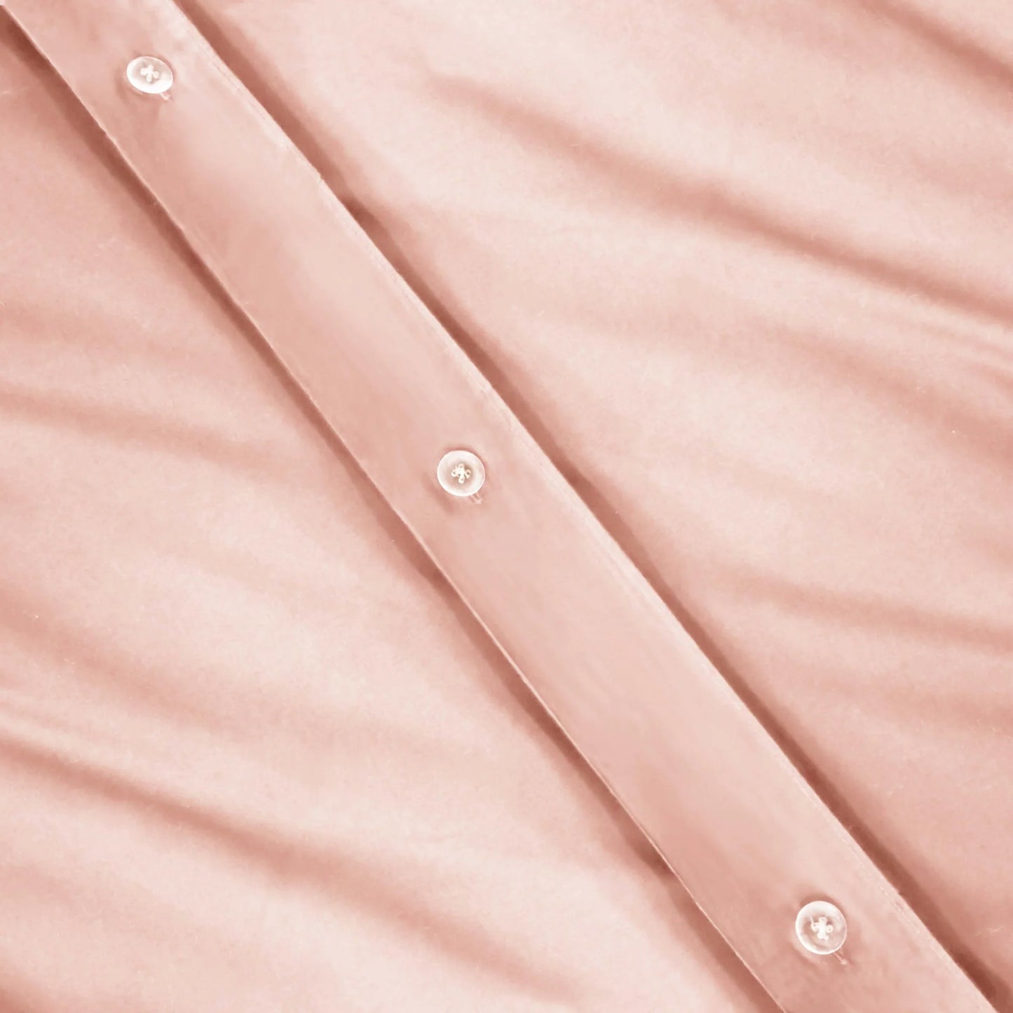 Cotton Percale Modern Traditional Duvet Cover Set - Blush