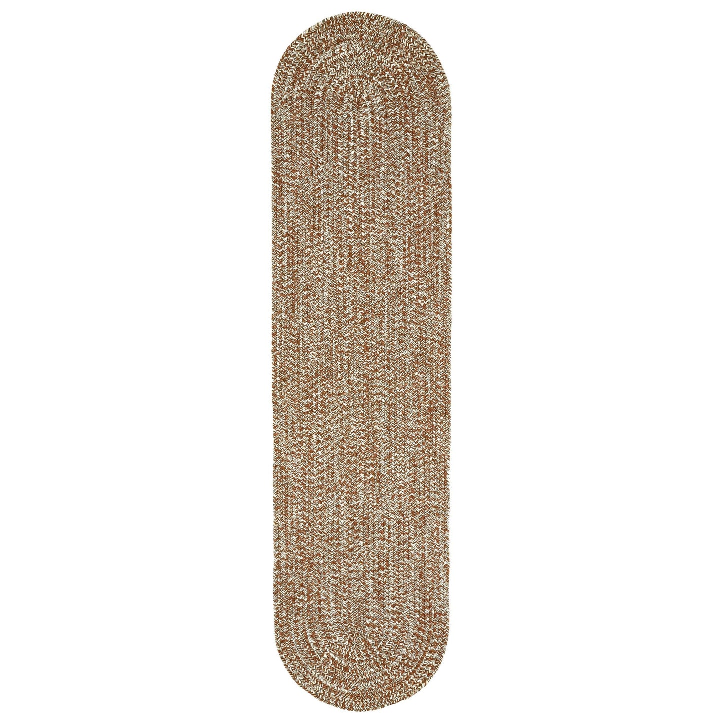 Reversible Braided Eco-Friendly Area Rug Indoor Outdoor Rugs - BrickWhite