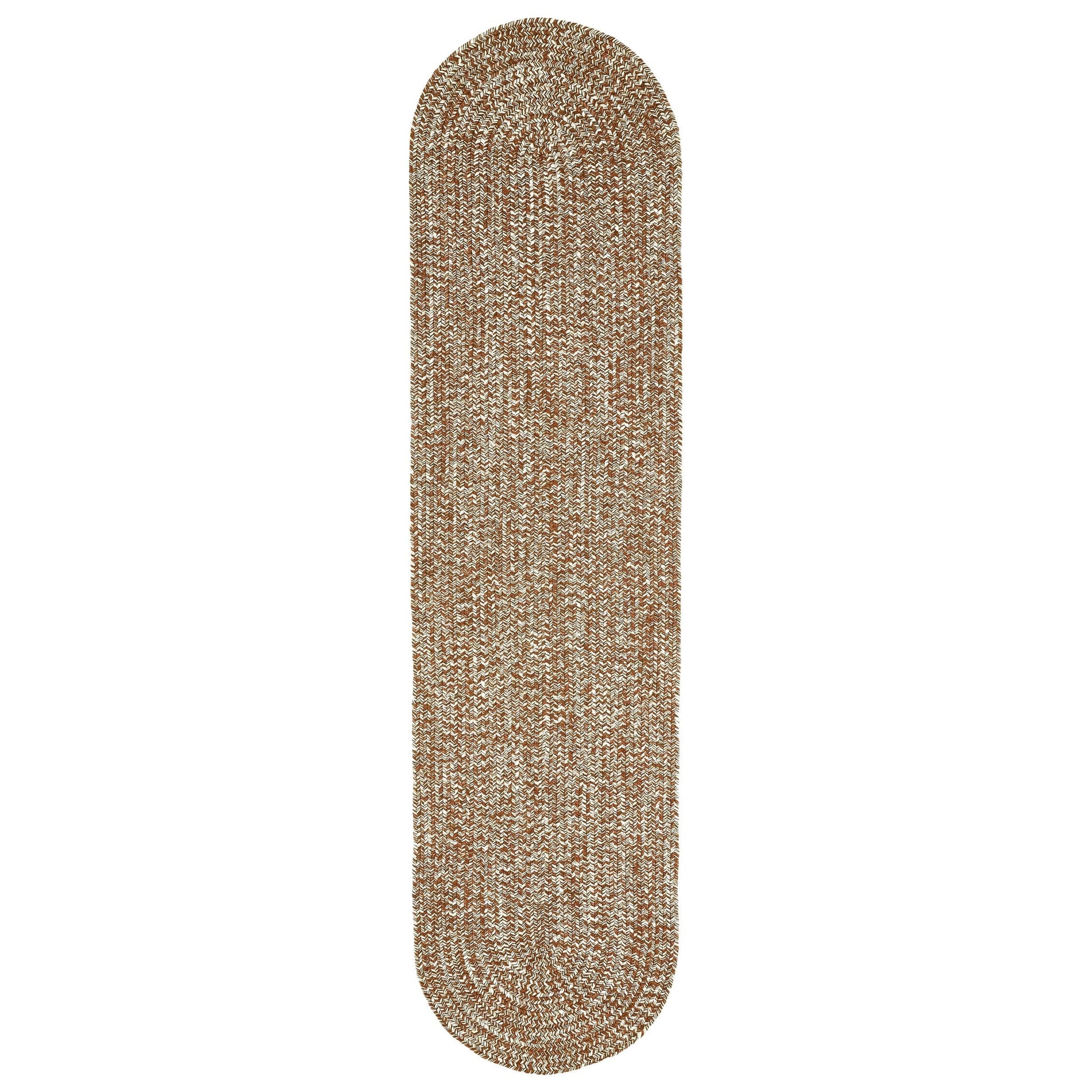 Reversible Braided Eco-Friendly Area Rug Indoor Outdoor Rugs - BrickWhite