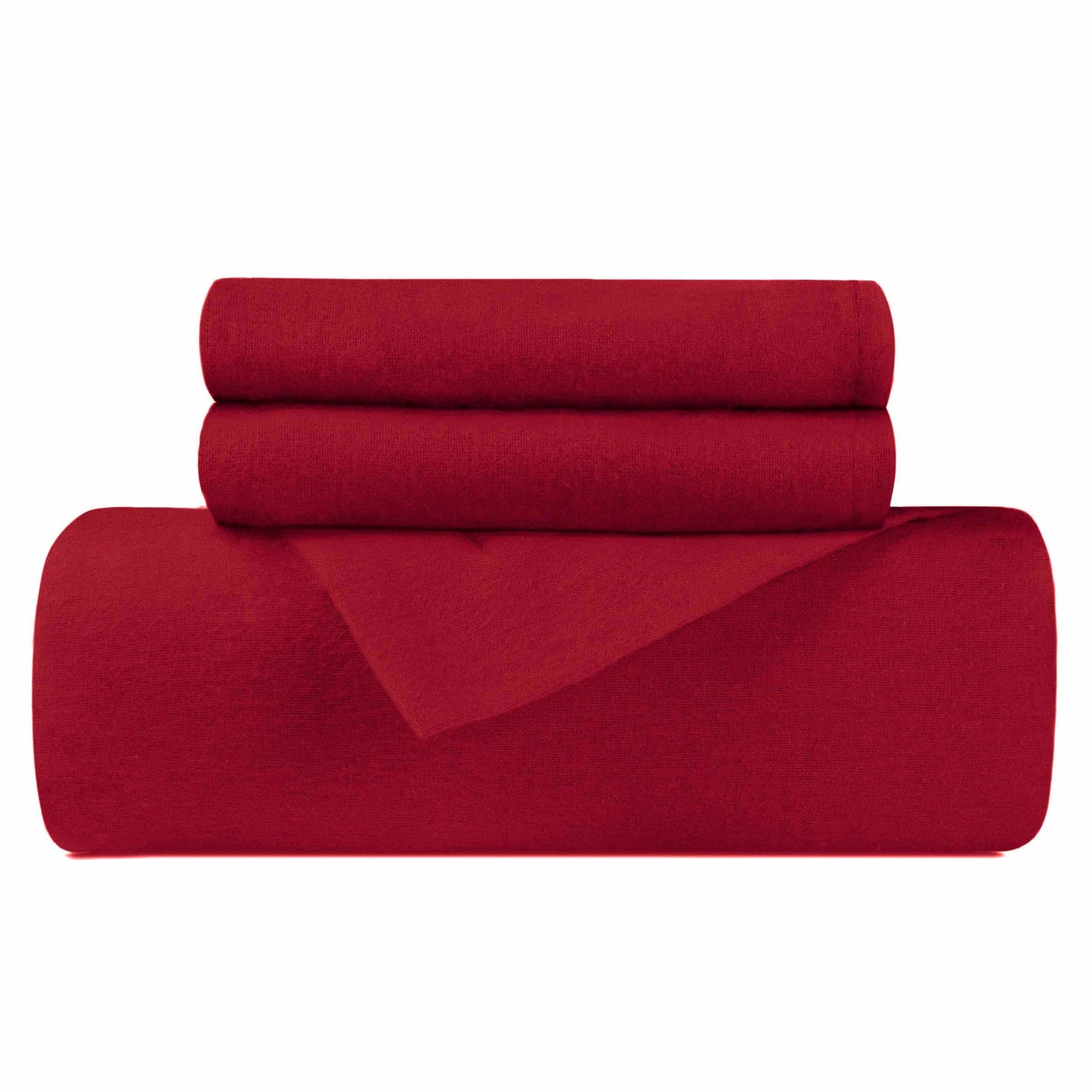 Flannel Cotton Modern Solid Fuzzy Duvet Cover Set With Pillow Shams