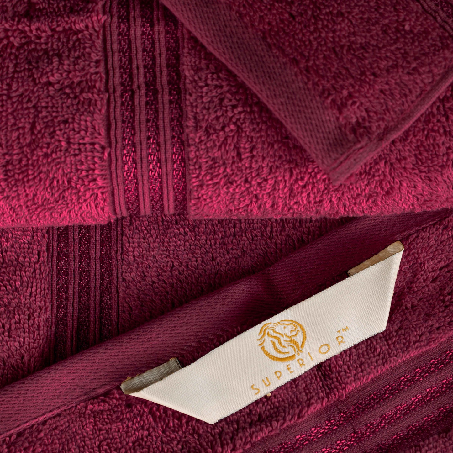 Heritage Egyptian Cotton Plush Absorbent Luxury Face Towel Set of 10