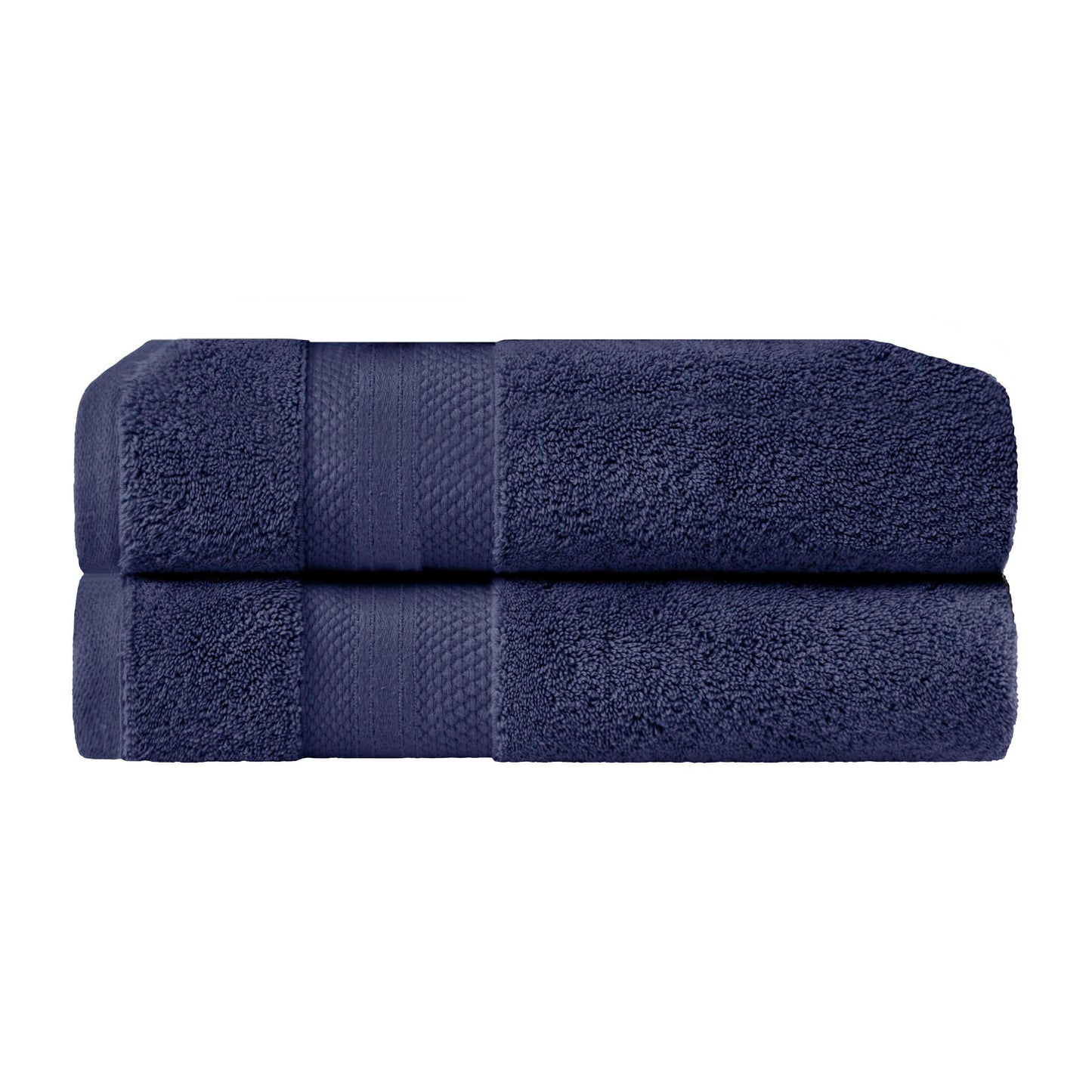 Superior Premium Turkish-Cotton Assorted Towel Set - Crown Blue