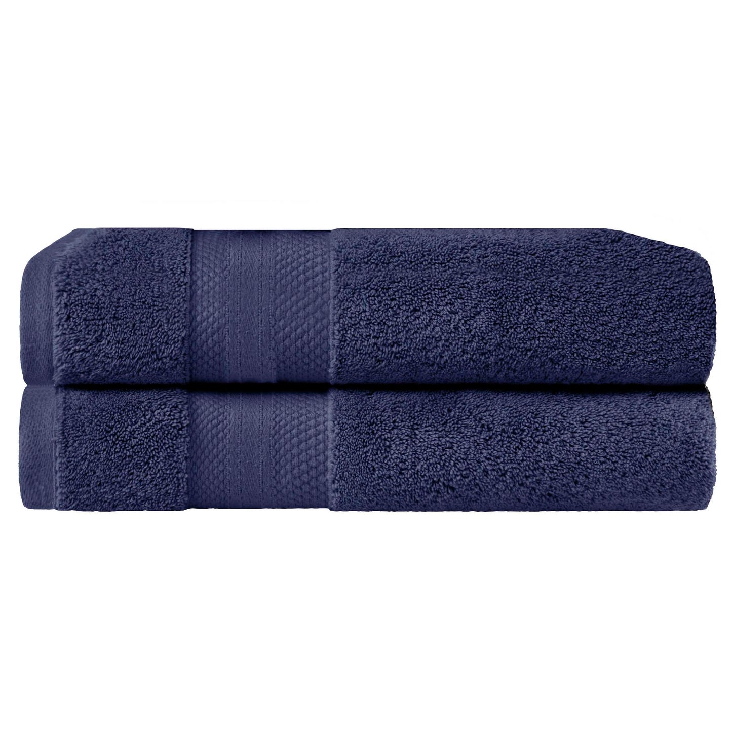 Superior Premium Turkish-Cotton Assorted Towel Set - Crown Blue