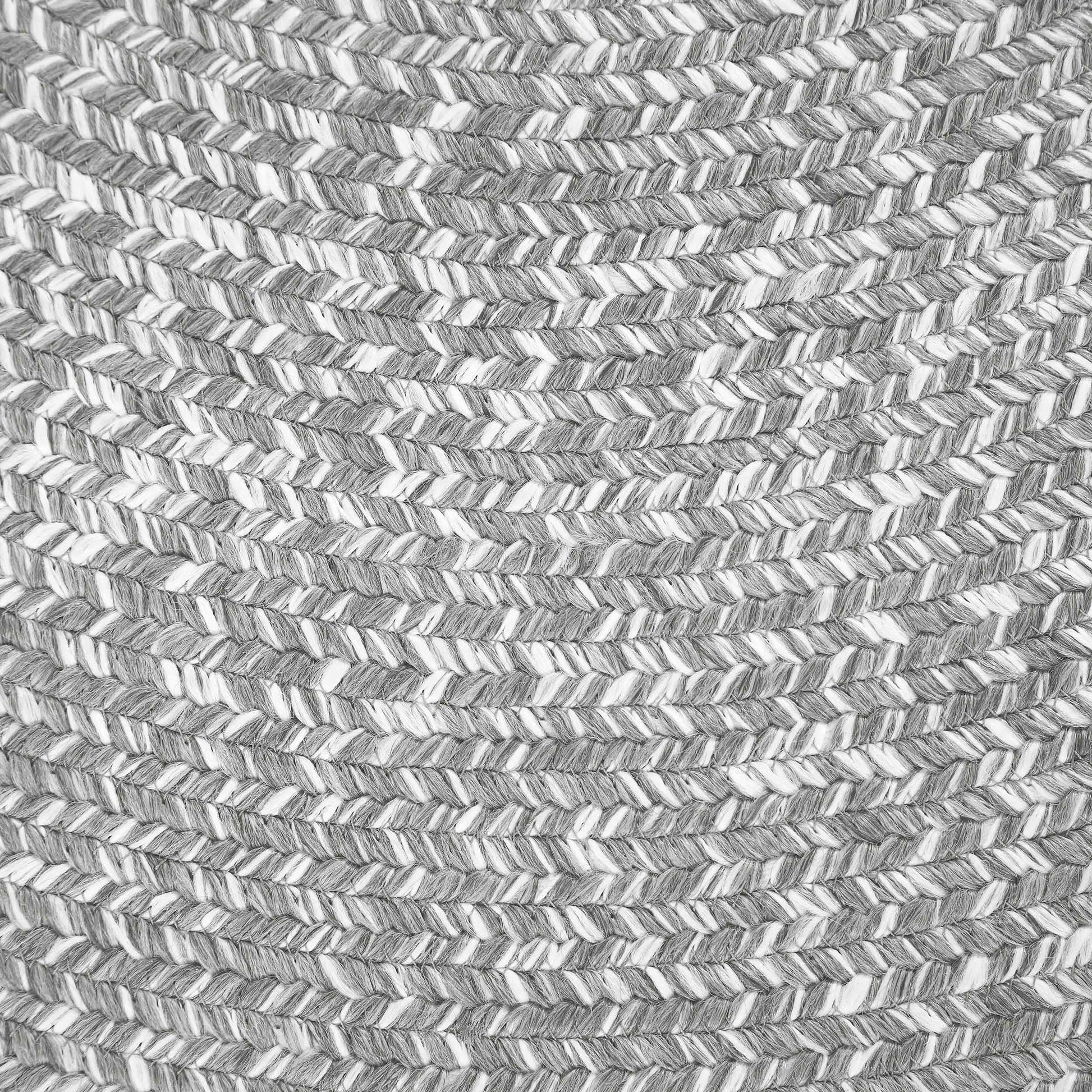 Reversible Braided Eco-Friendly Area Rug Indoor Outdoor Rugs - Canvas/White