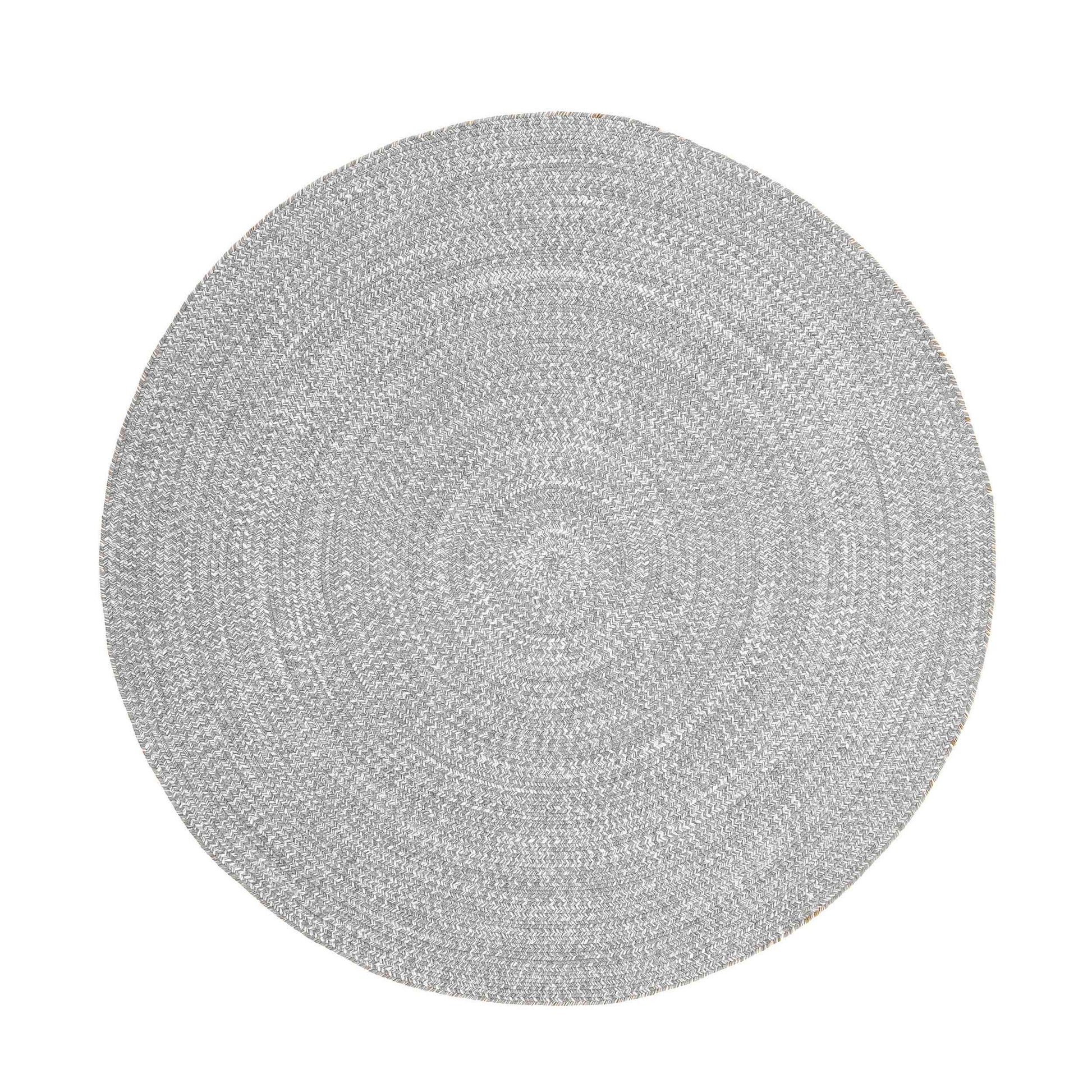 Reversible Braided Eco-Friendly Area Rug Indoor Outdoor Rugs - Canvas/White
