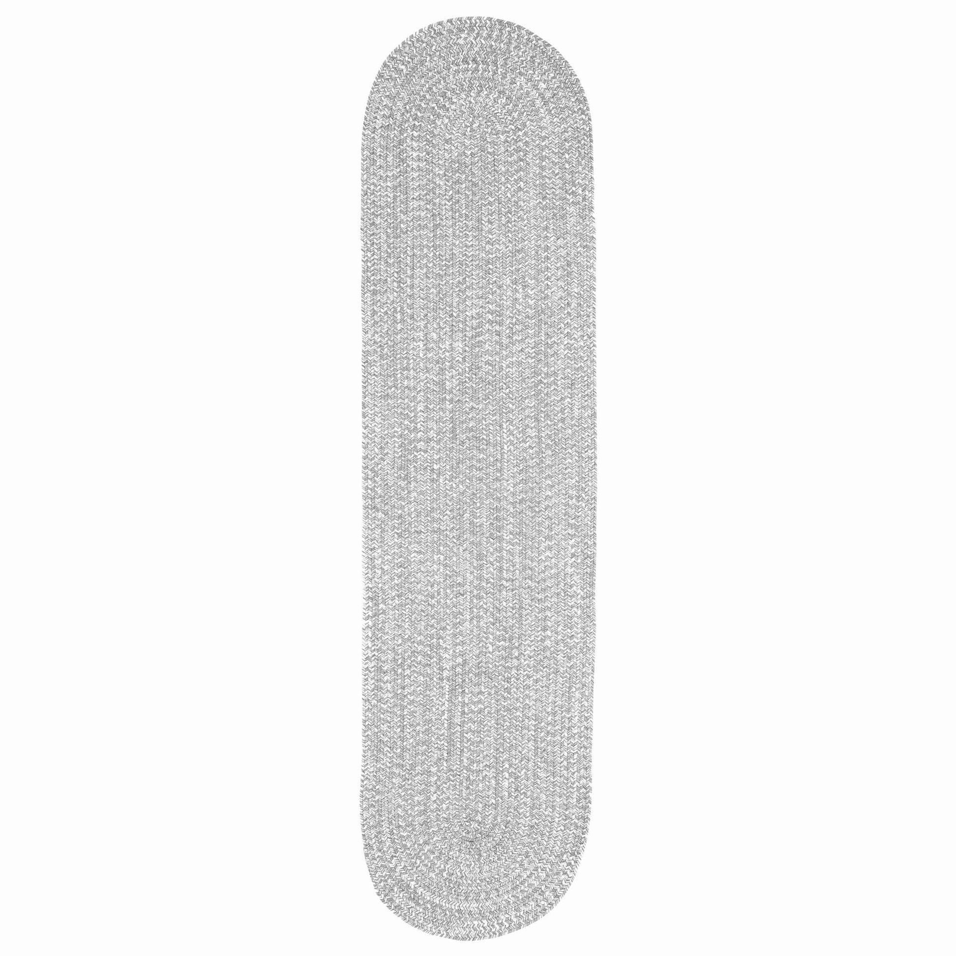 Reversible Braided Eco-Friendly Area Rug Indoor Outdoor Rugs - Canvas/White