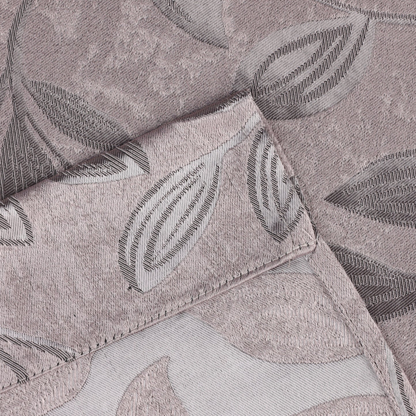 Leaves Room Darkening Grommet Blackout Curtain Panels, Set of 2 - Cappuccino