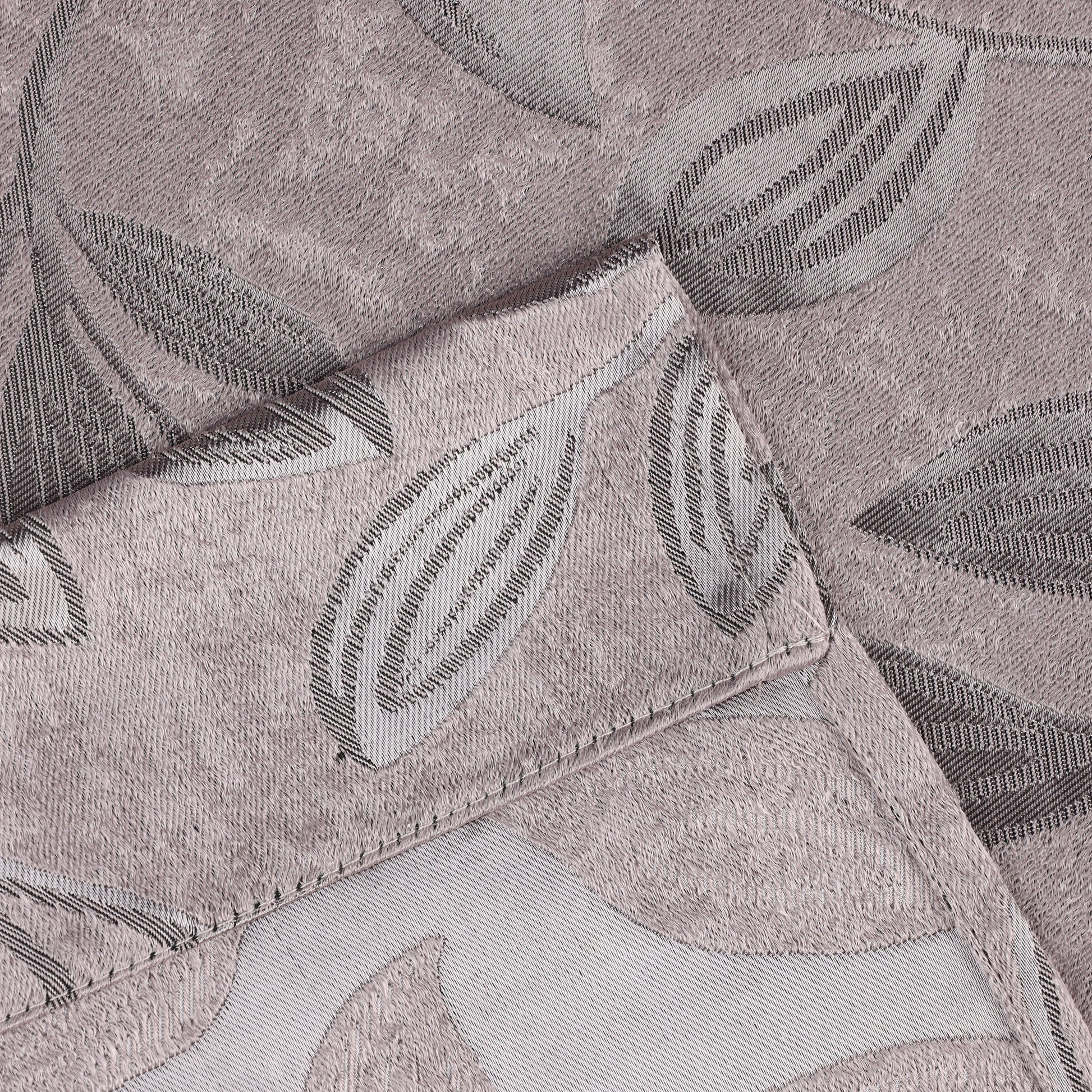 Leaves Room Darkening Grommet Blackout Curtain Panels, Set of 2 - Cappuccino