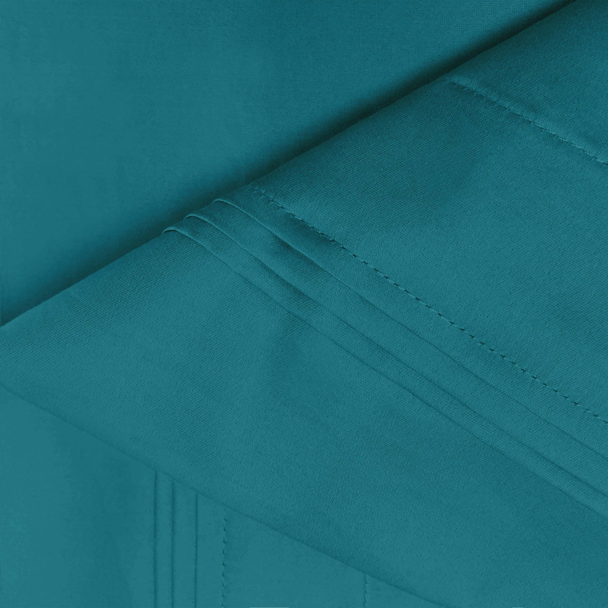 Egyptian Cotton 650 Thread Count Eco-Friendly Solid Sheet Set - Caribbean