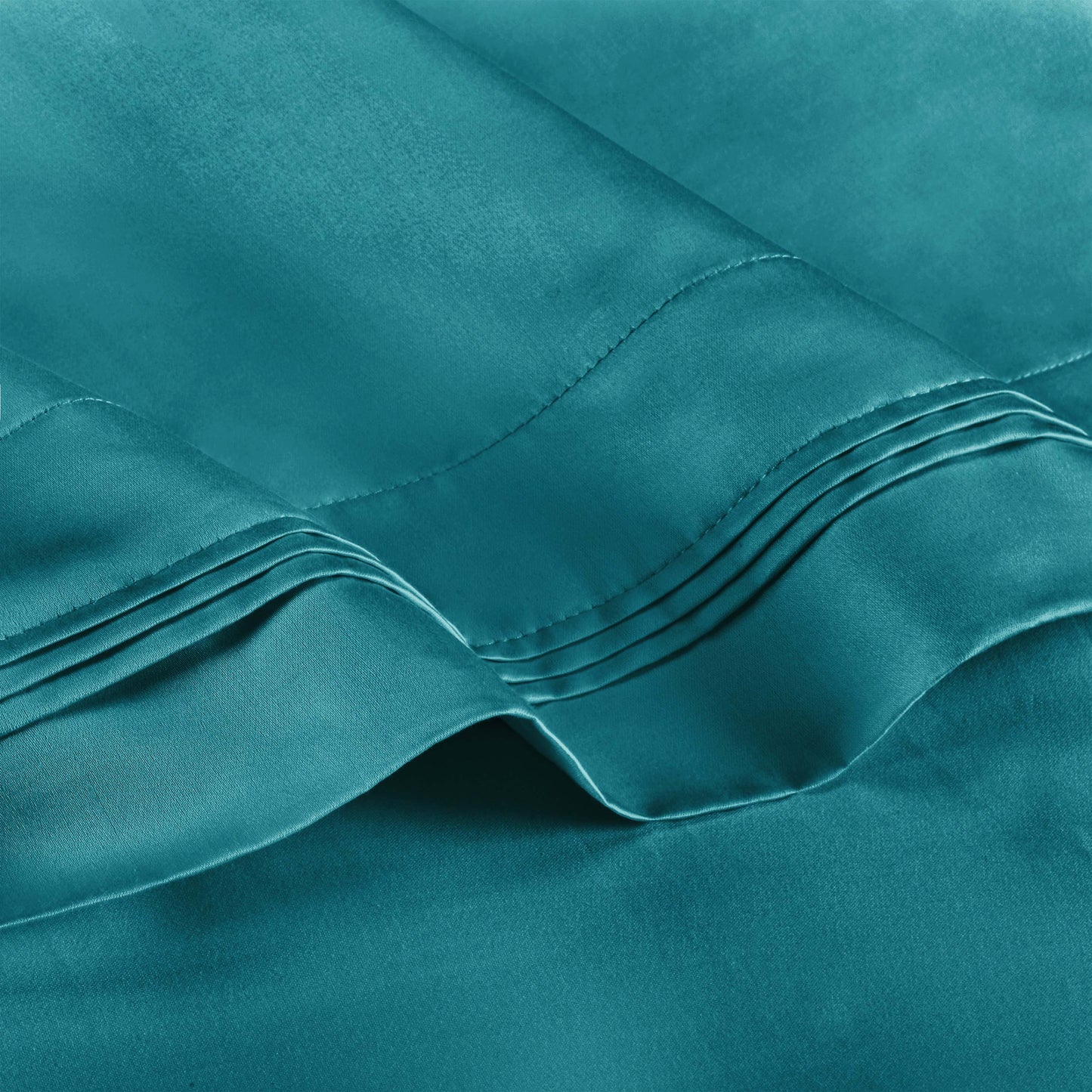 Premium 650 Thread Count Egyptian Cotton Solid Pillowcase Set - Carribean