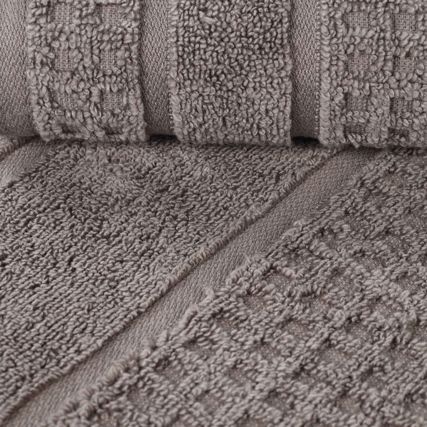 Napa Zero Twist Cotton Solid Waffle Honeycomb 6 Piece Towel Set