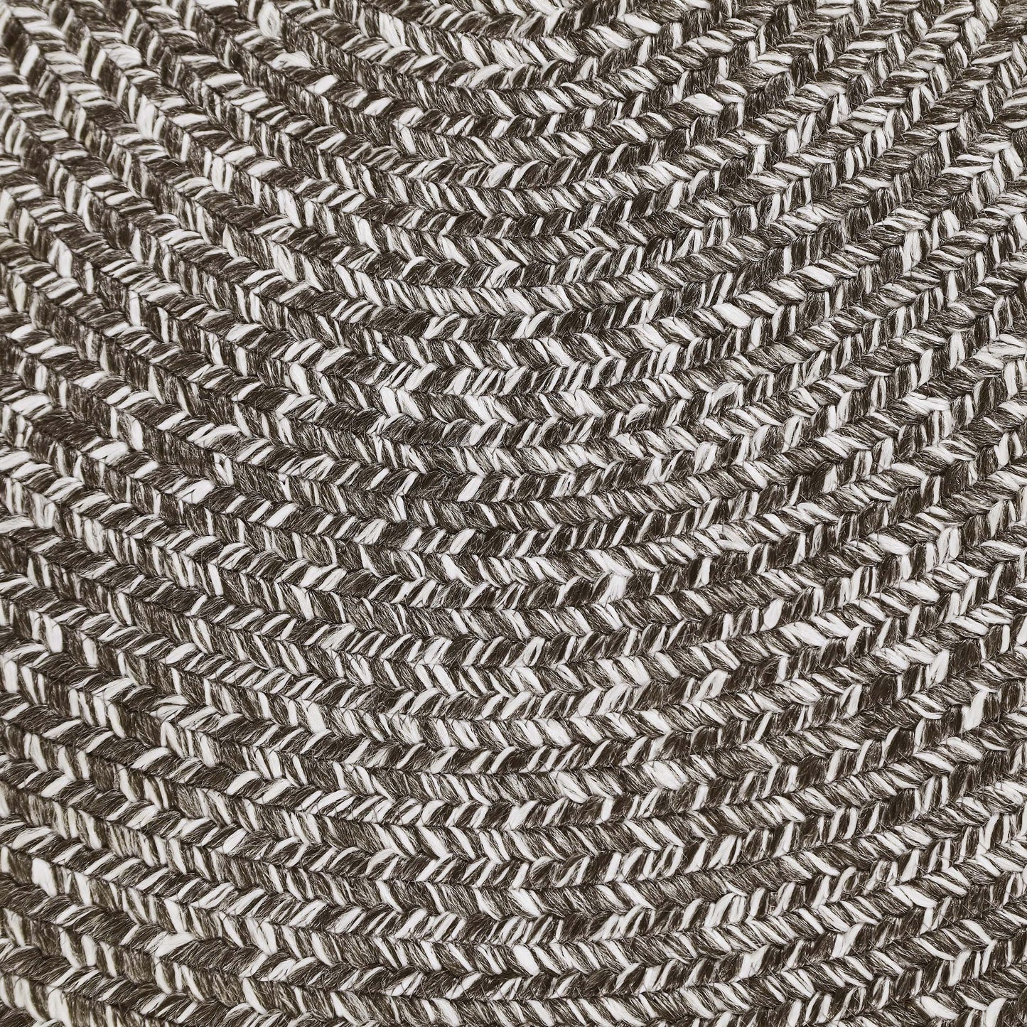 Reversible Braided Eco-Friendly Area Rug Indoor Outdoor Rugs - CharcoalWhite