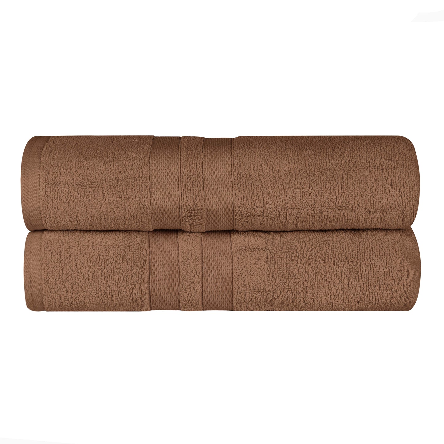 Ultra-Soft Cotton Solid Medium Weight Absorbent Bath Towel Set of 2