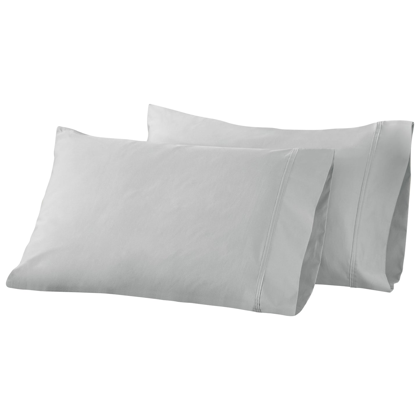 850 Thread Count Cotton Solid Luxury Pillowcases, Set of 2
