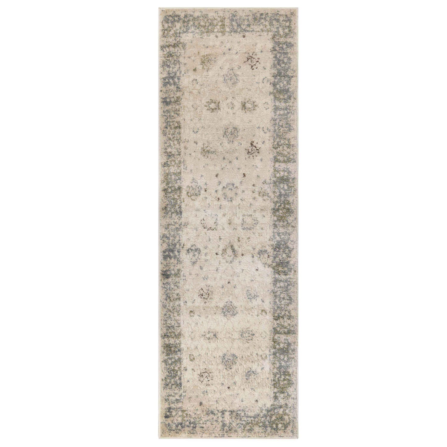 Coventry Distressed Vintage Indoor Area Rug Or Runner Rug