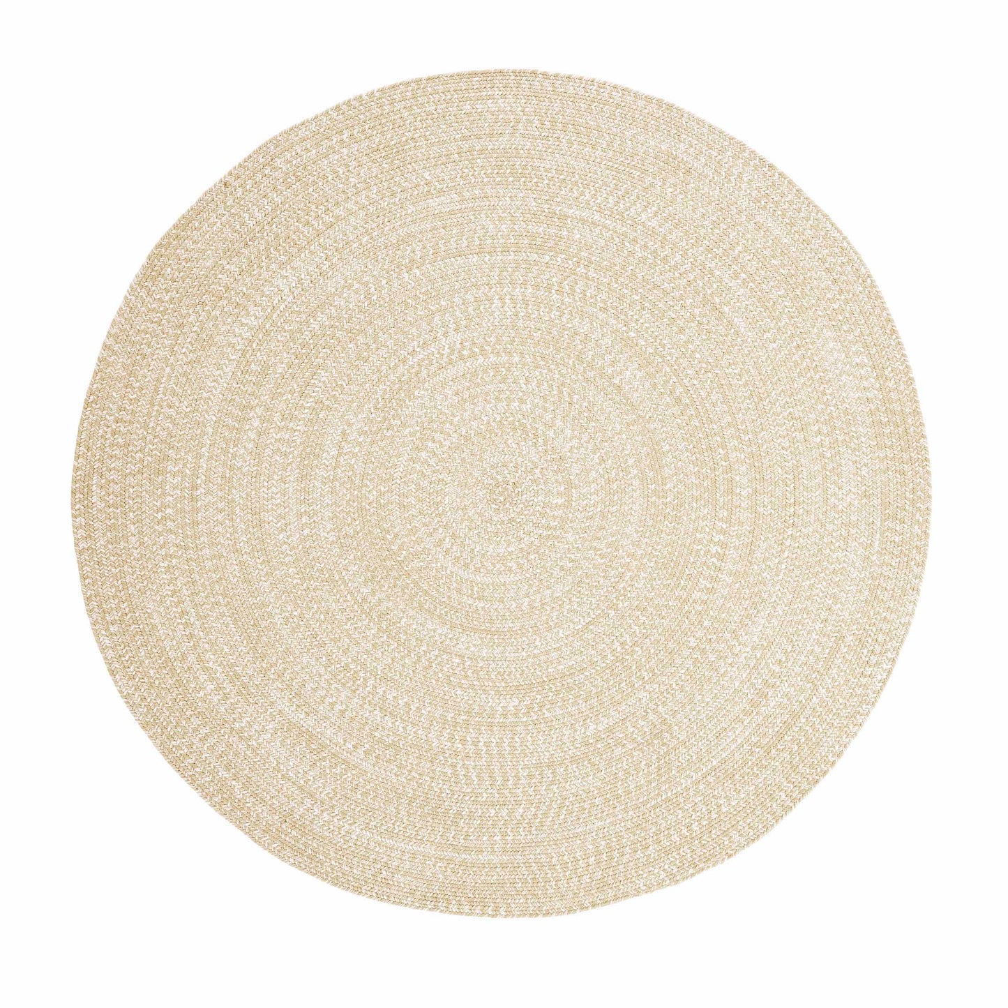 Reversible Braided Eco-Friendly Area Rug Indoor Outdoor Rugs - CreamWhite