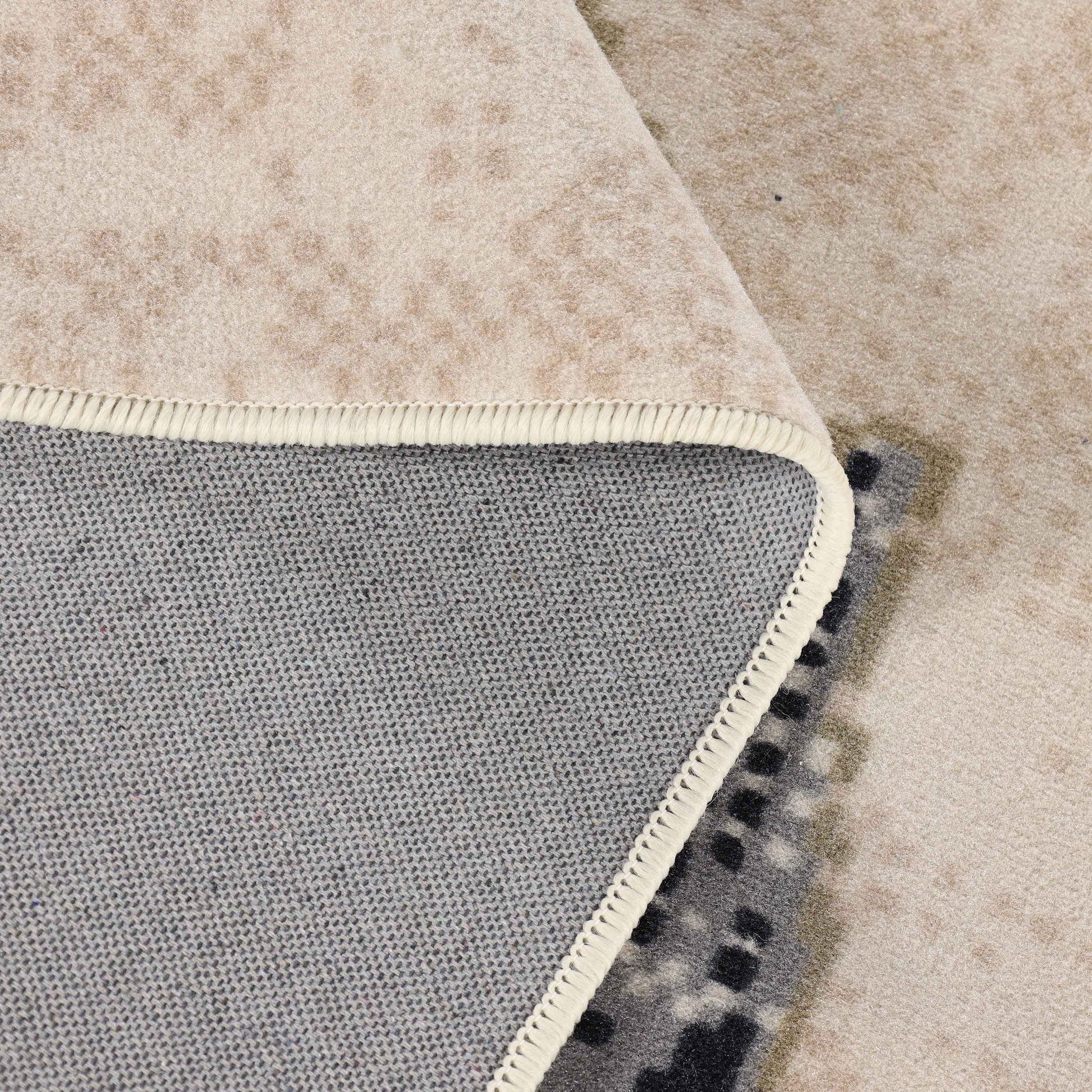 Jacobean Floral Modern Farmhouse Indoor Area Rug or Runner Rug - Cream
