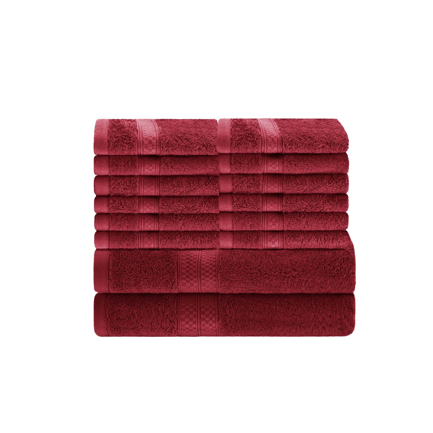 Ultra-Soft Rayon from Bamboo Cotton Blend Bath and Face Towel Set