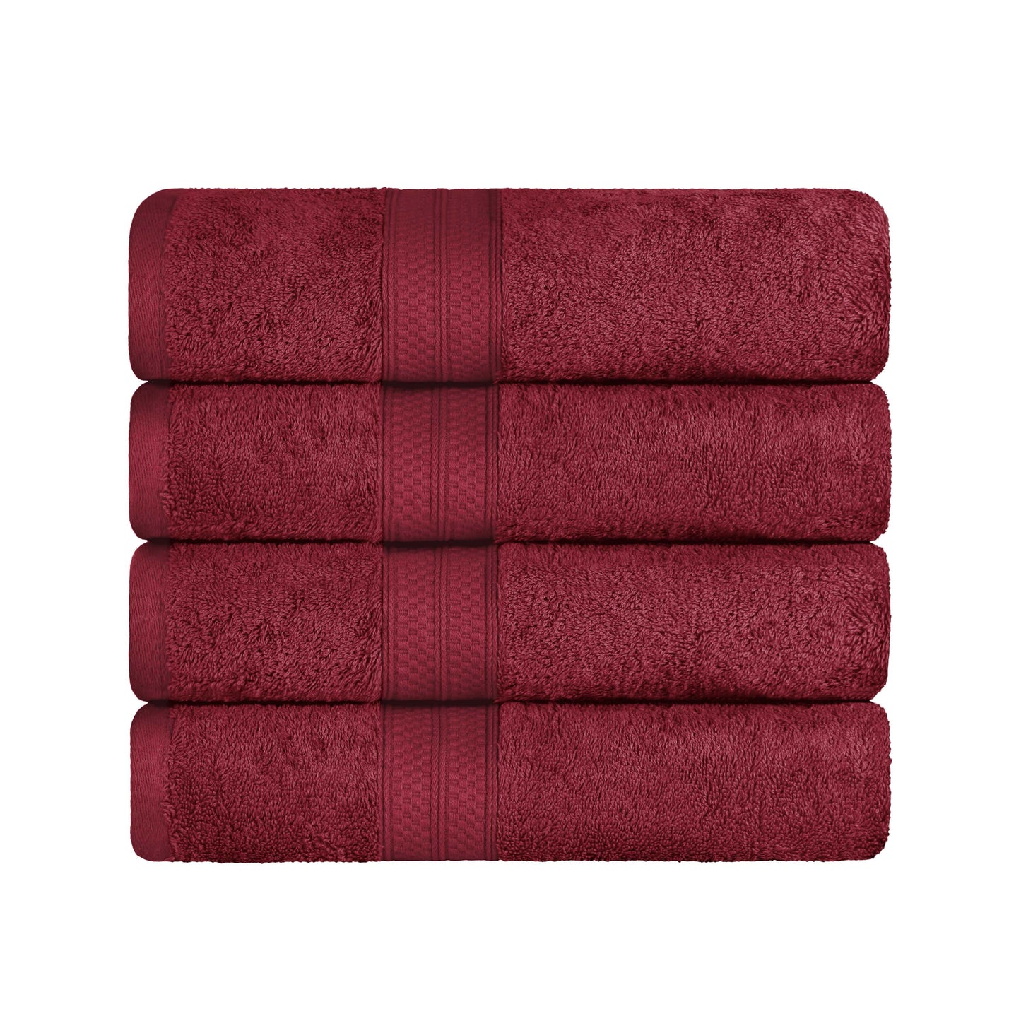 Ultra-Soft Rayon from Bamboo Cotton Blend 4 Piece Bath Towel Set