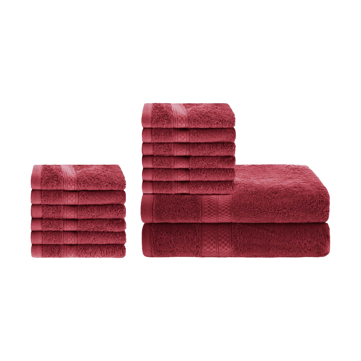 Ultra-Soft Rayon from Bamboo Cotton Blend Bath and Face Towel Set