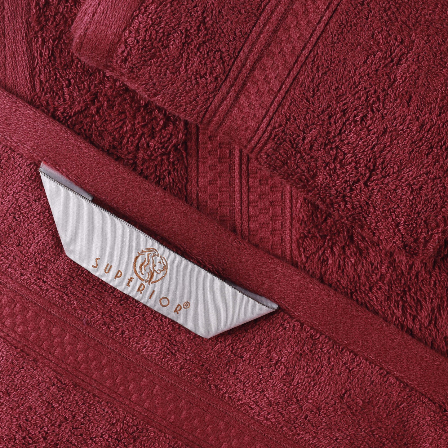 Rayon from Bamboo Cotton Blend Luxury Assorted 18 Piece Towel Set