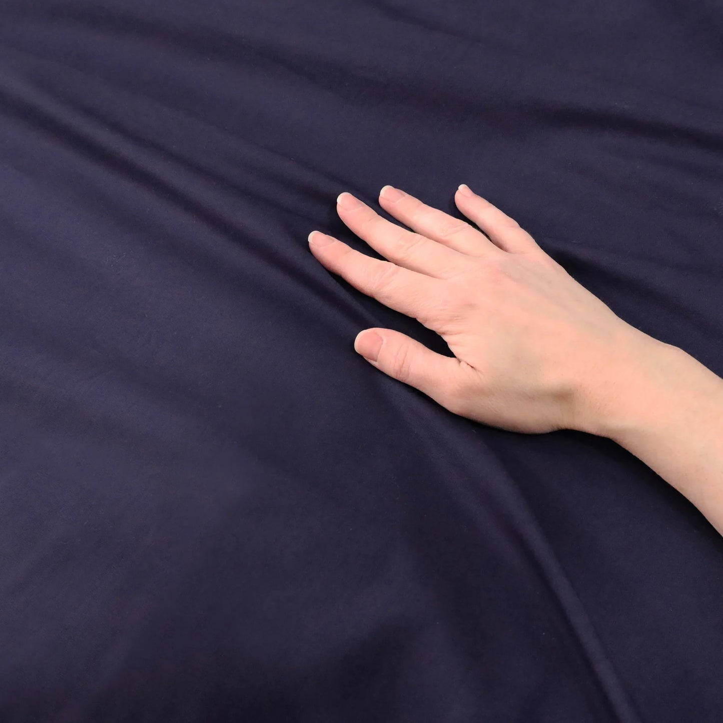 Cotton Percale Modern Traditional Duvet Cover Set - CrownBlue