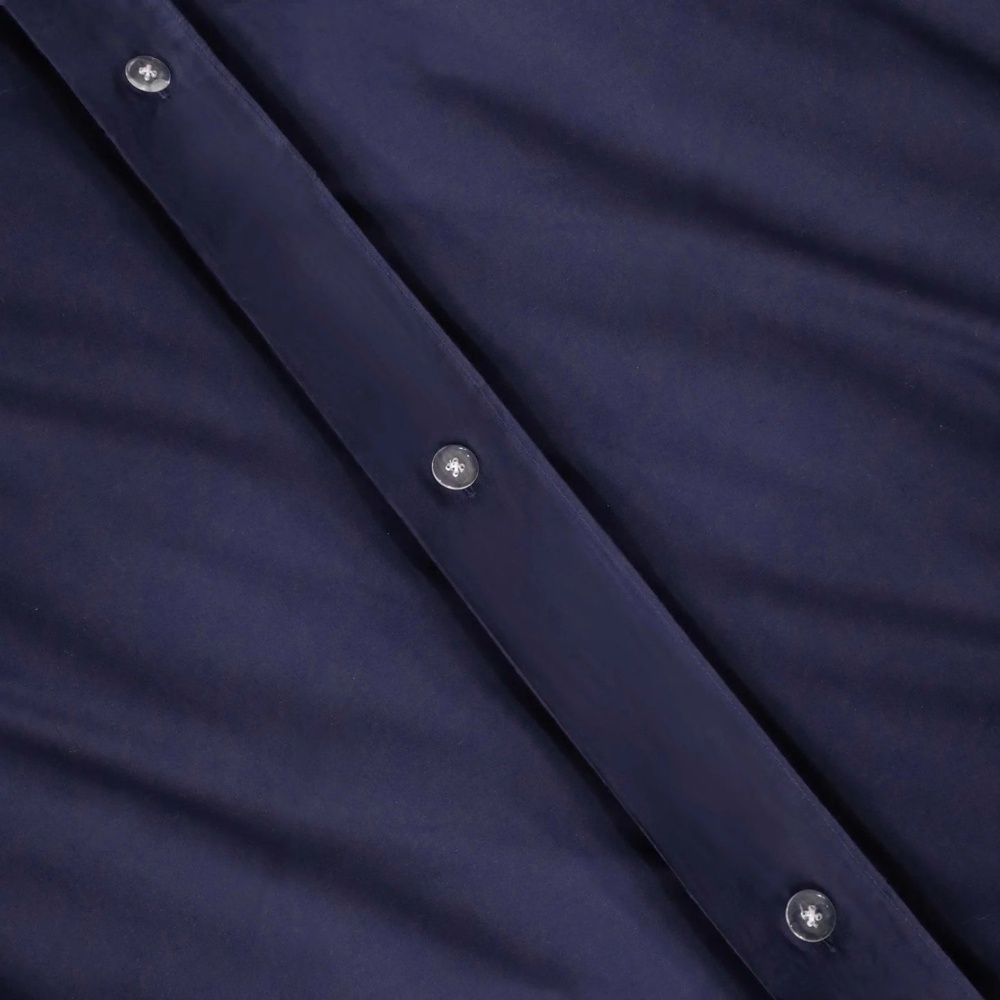 Cotton Percale Modern Traditional Duvet Cover Set - CrownBlue