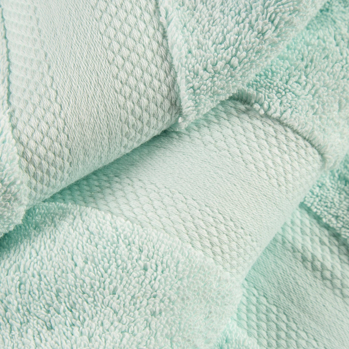 Superior Premium Turkish-Cotton Assorted Towel Set - Dusty Aqua