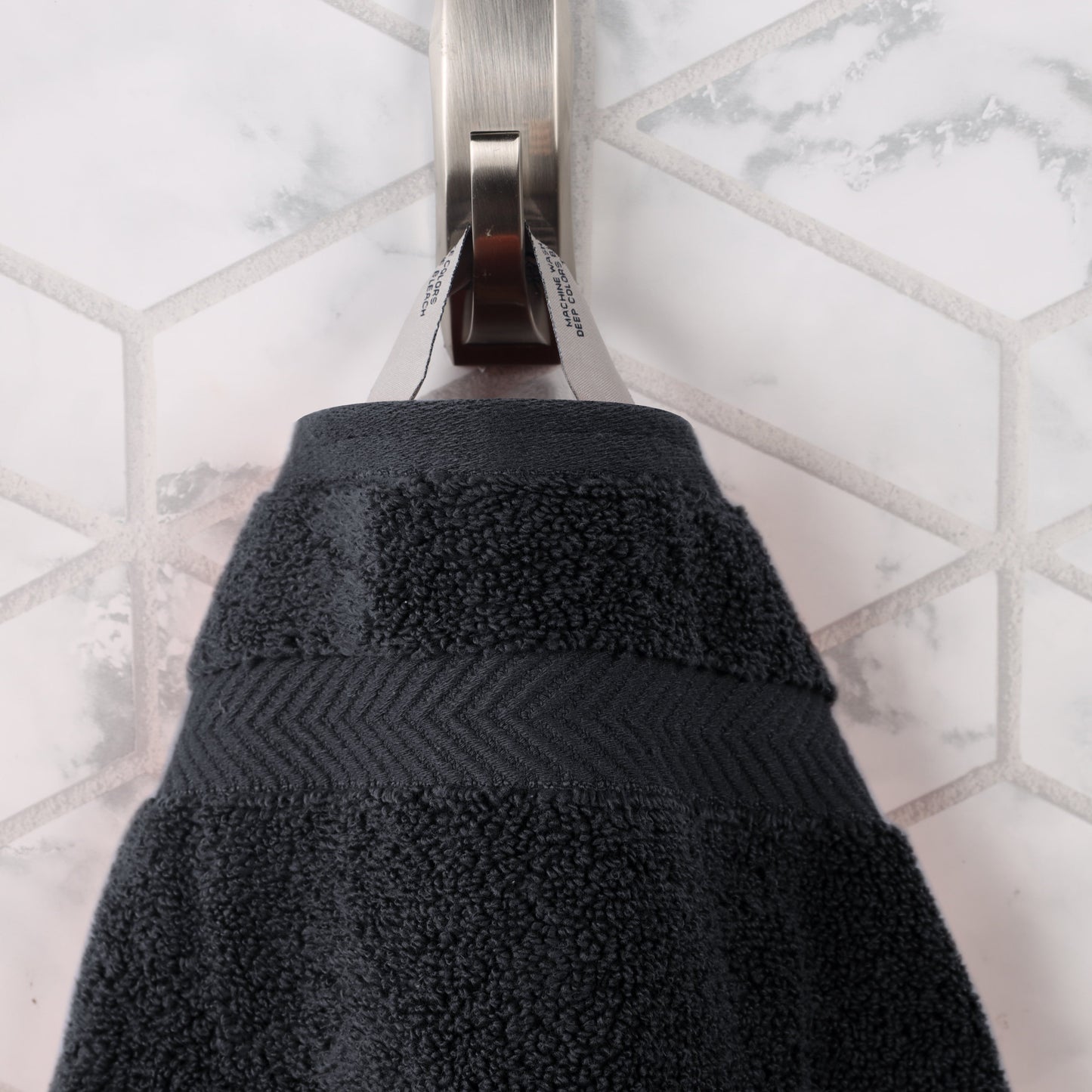 Zero Twist Cotton Ultra-Soft Absorbent Assorted - Black