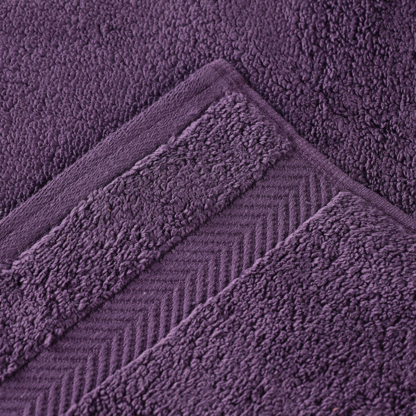 Zero Twist Cotton Ultra-Soft Absorbent Assorted - Grape Seed
