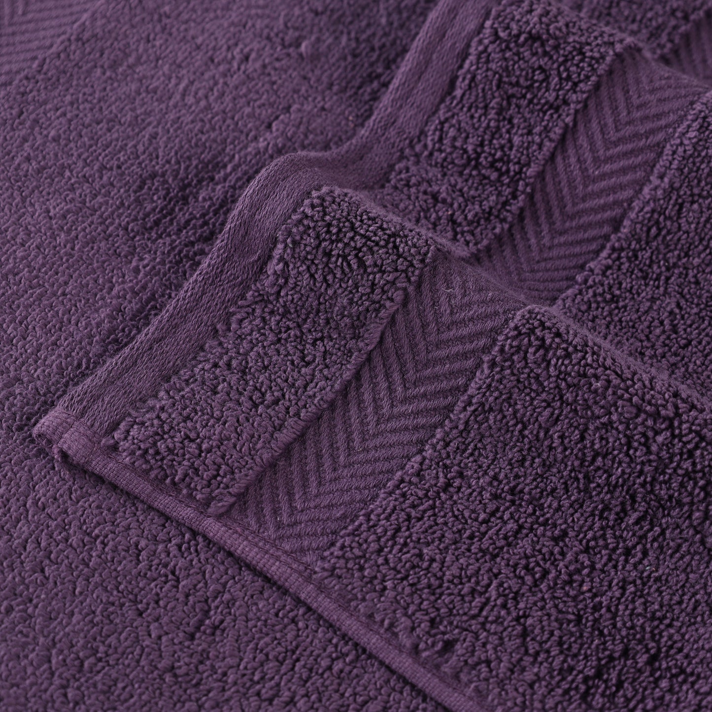 Zero Twist Cotton Ultra-Soft Absorbent Assorted - Grape Seed