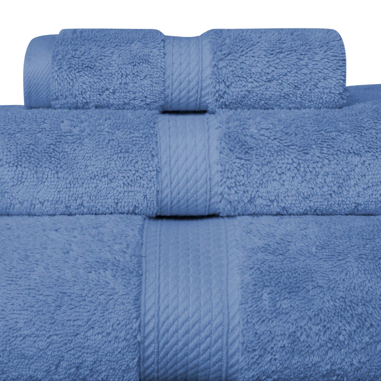 Madison Egyptian Cotton Pile Plush Heavyweight 3 Piece Towel Set