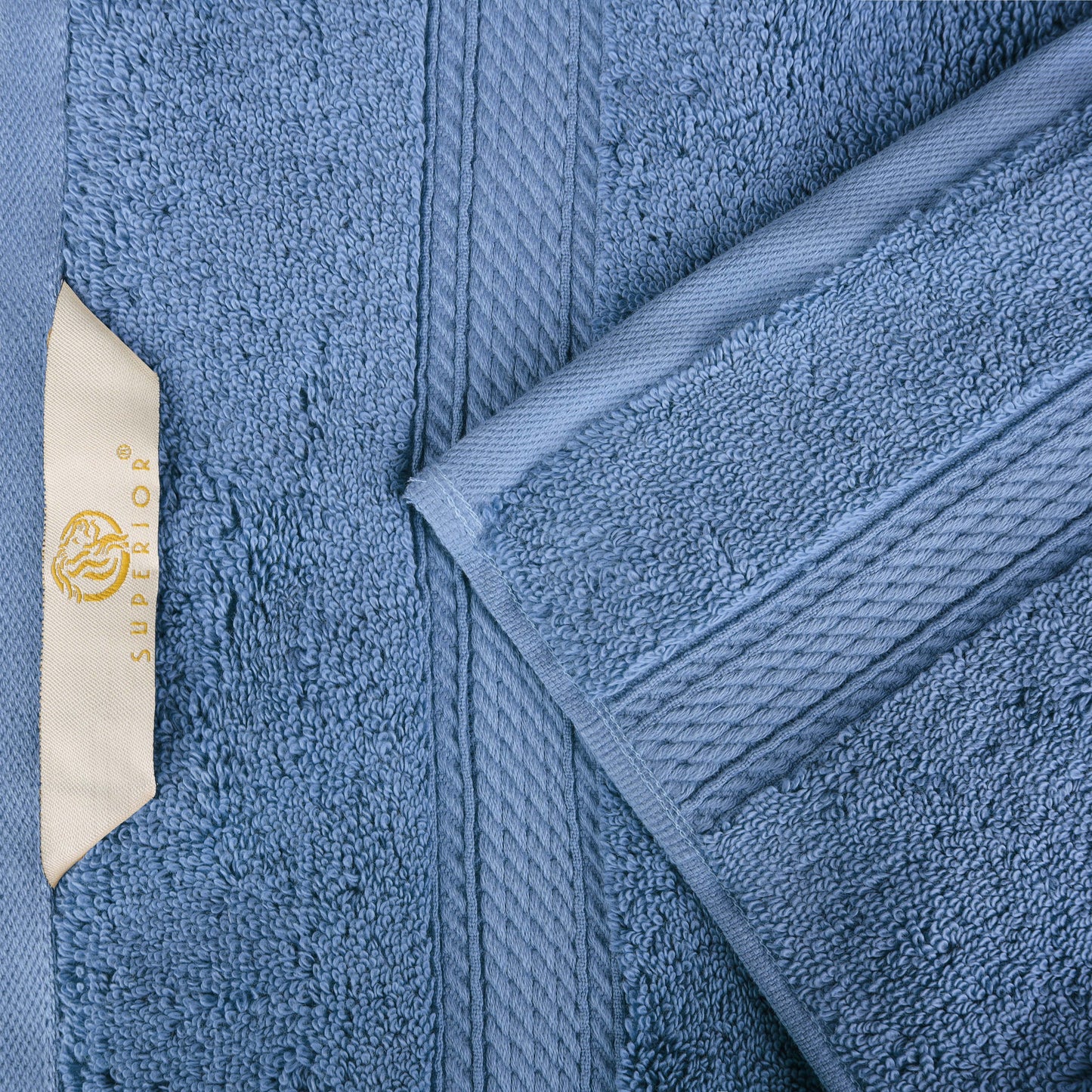 Madison Egyptian Cotton Pile Heavyweight 2 Piece Bath Towel Set