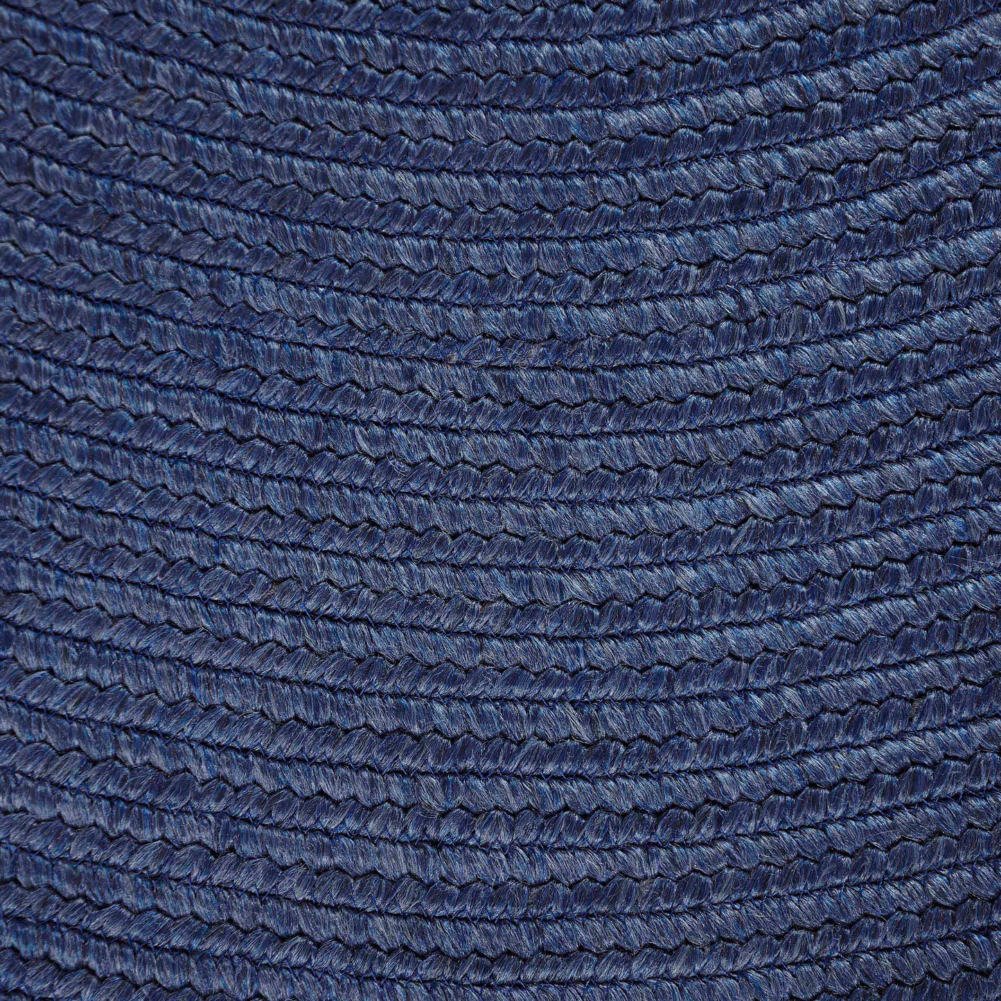 Classic Braided Weave Oval Area Rug Indoor Outdoor Rugs - DenimBlue