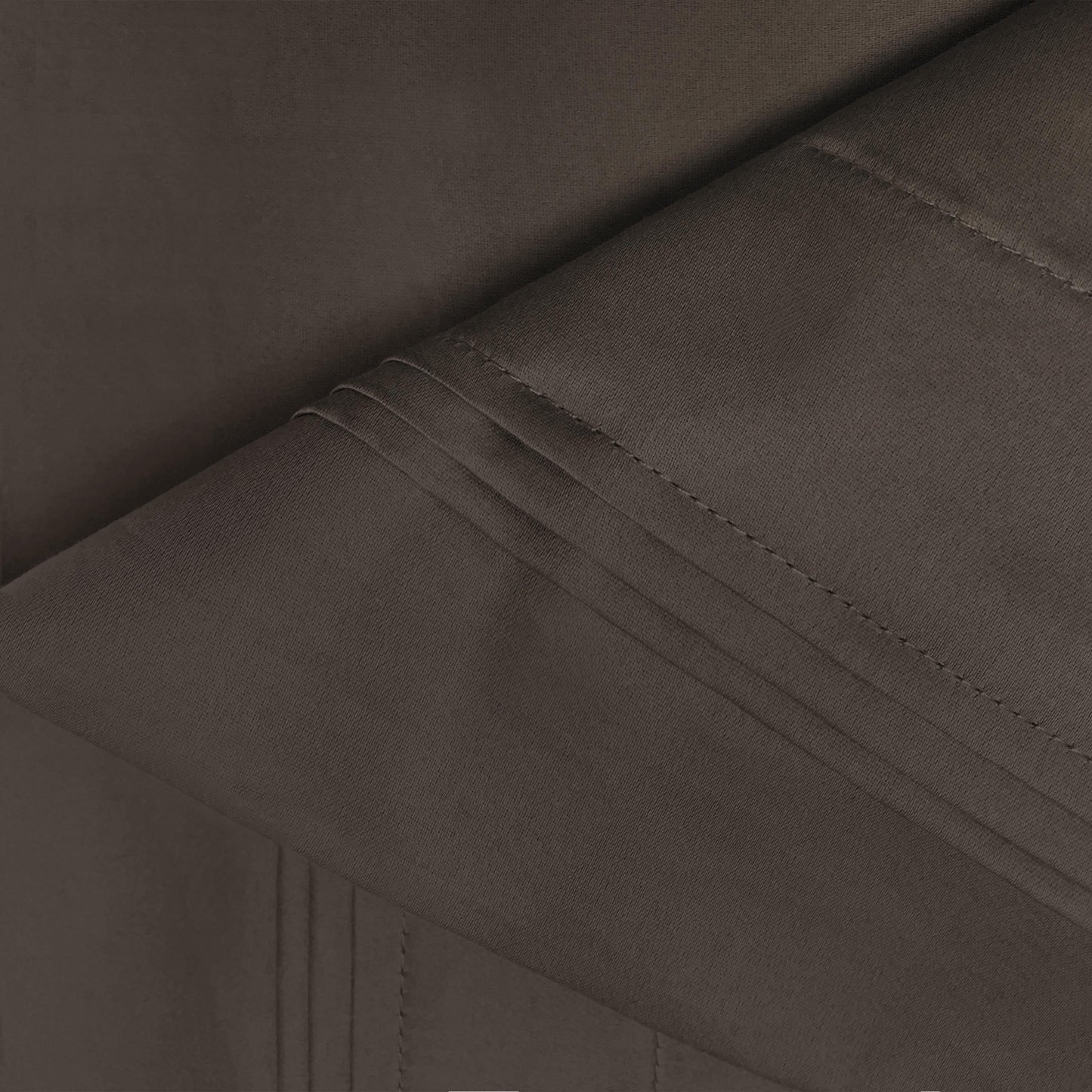 Superior 1000-Thread Count Egyptian Cotton Solid Pillowcase Set - Charcoal